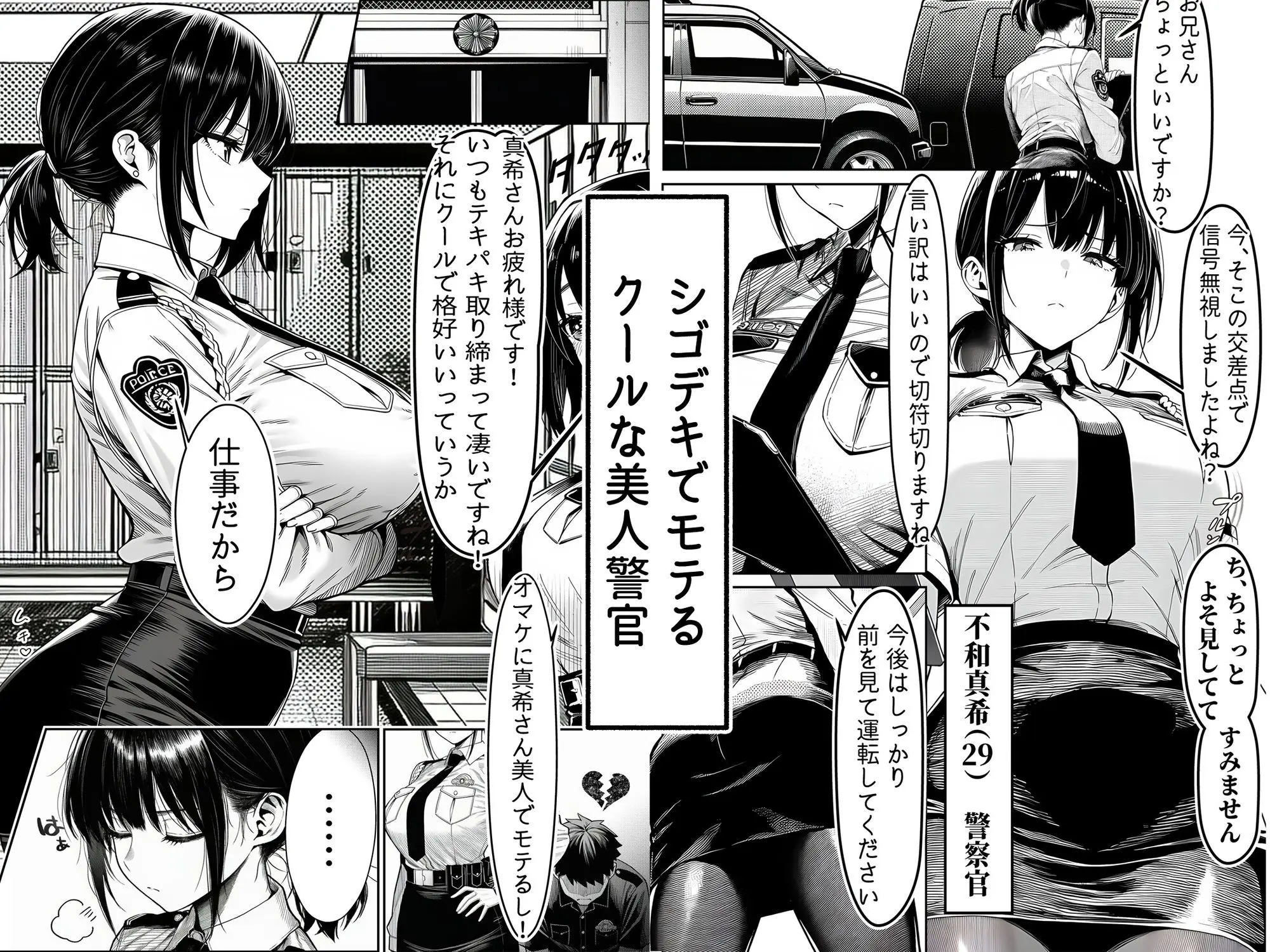 女性警察官(29歳)が、チンピラのチンポに逆取り調べをされて 画像1