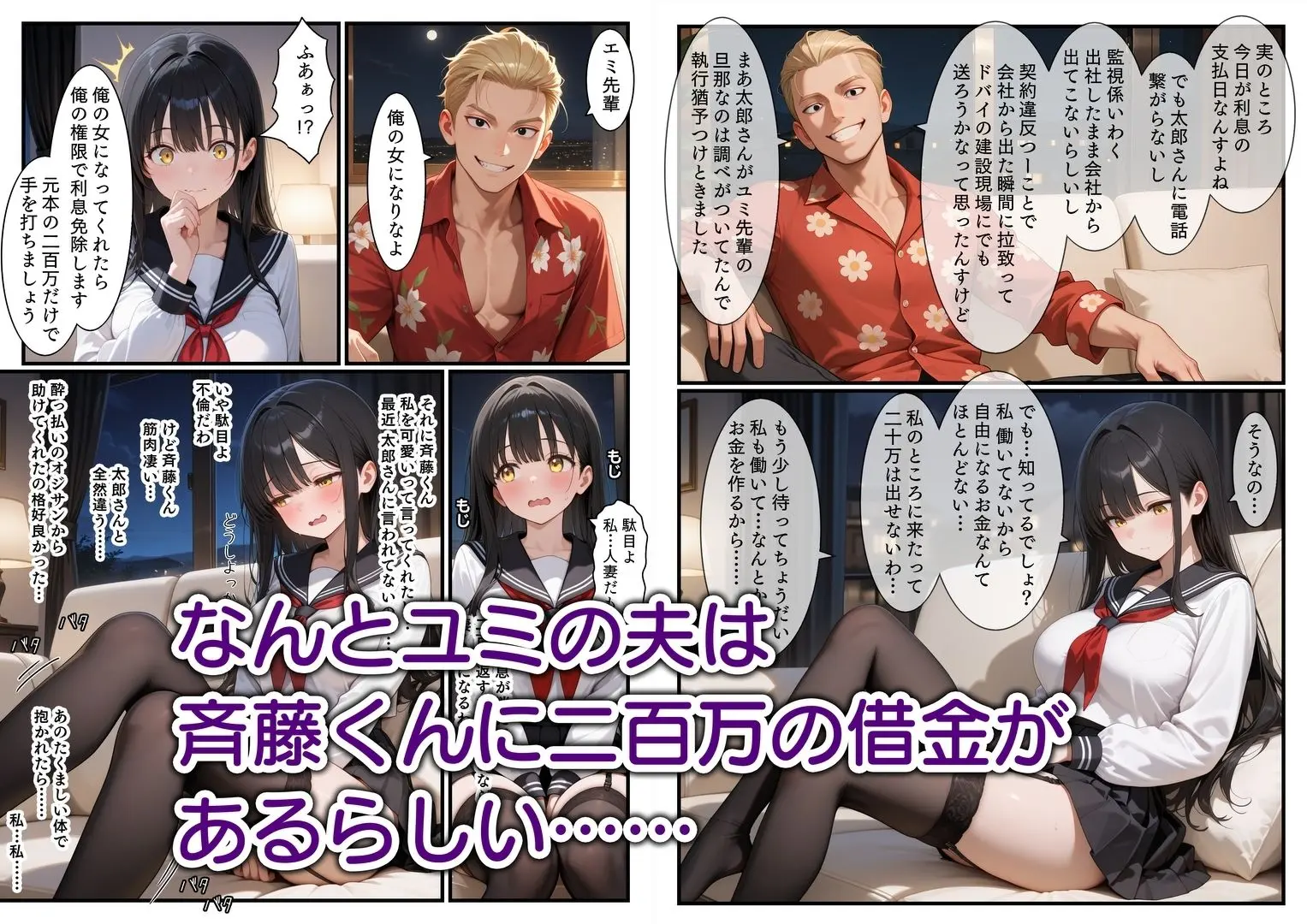 NTR 平成一桁生まれ主婦デカチン借金取りに堕ちる 画像4
