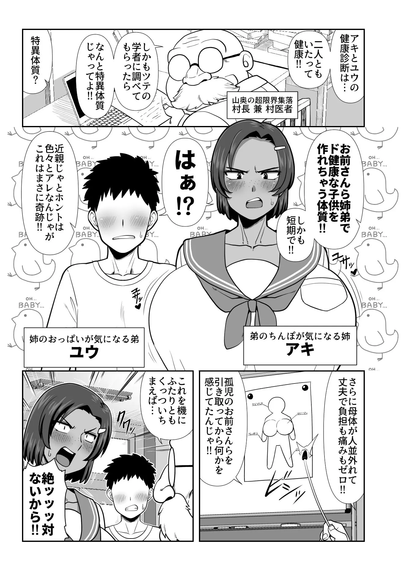 仲の悪い姉と弟が発情したサルみたいに交尾しまくる本。 画像1