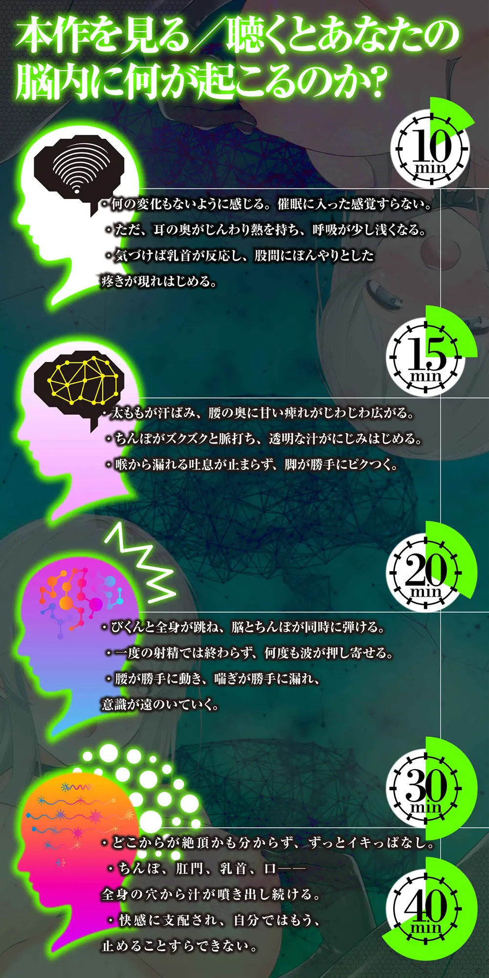 【?警告:催●音声未体験の方はご遠慮ください】深層快楽∞崩壊催●──覚めない。止まらない。白目を剥く脳イキ地獄の無限ループ。【フルアニメーション!】 画像7