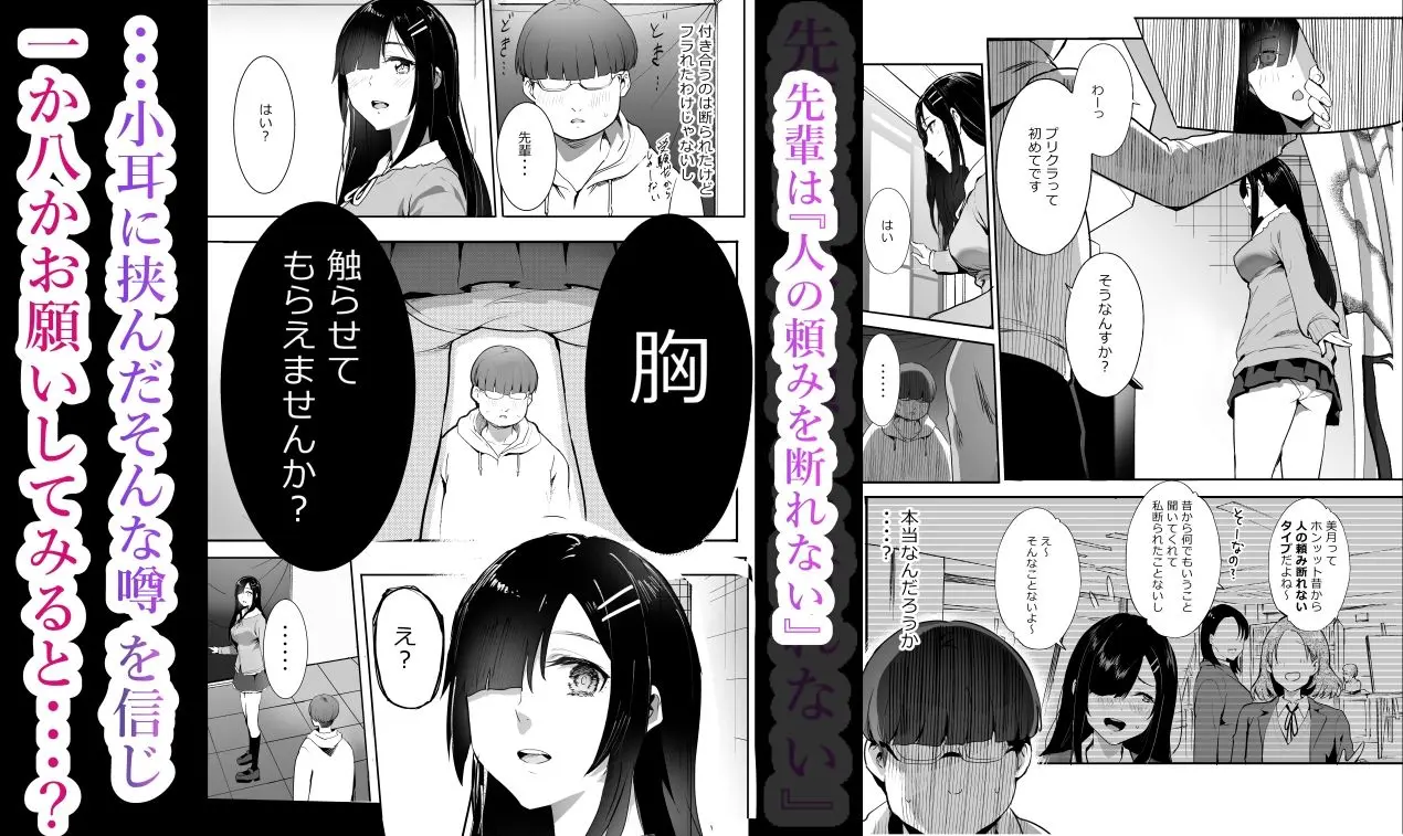なんでも言うこと聞いてくれるやさしい先輩とぼくのどちゃくそ野外S●Xデート 画像2