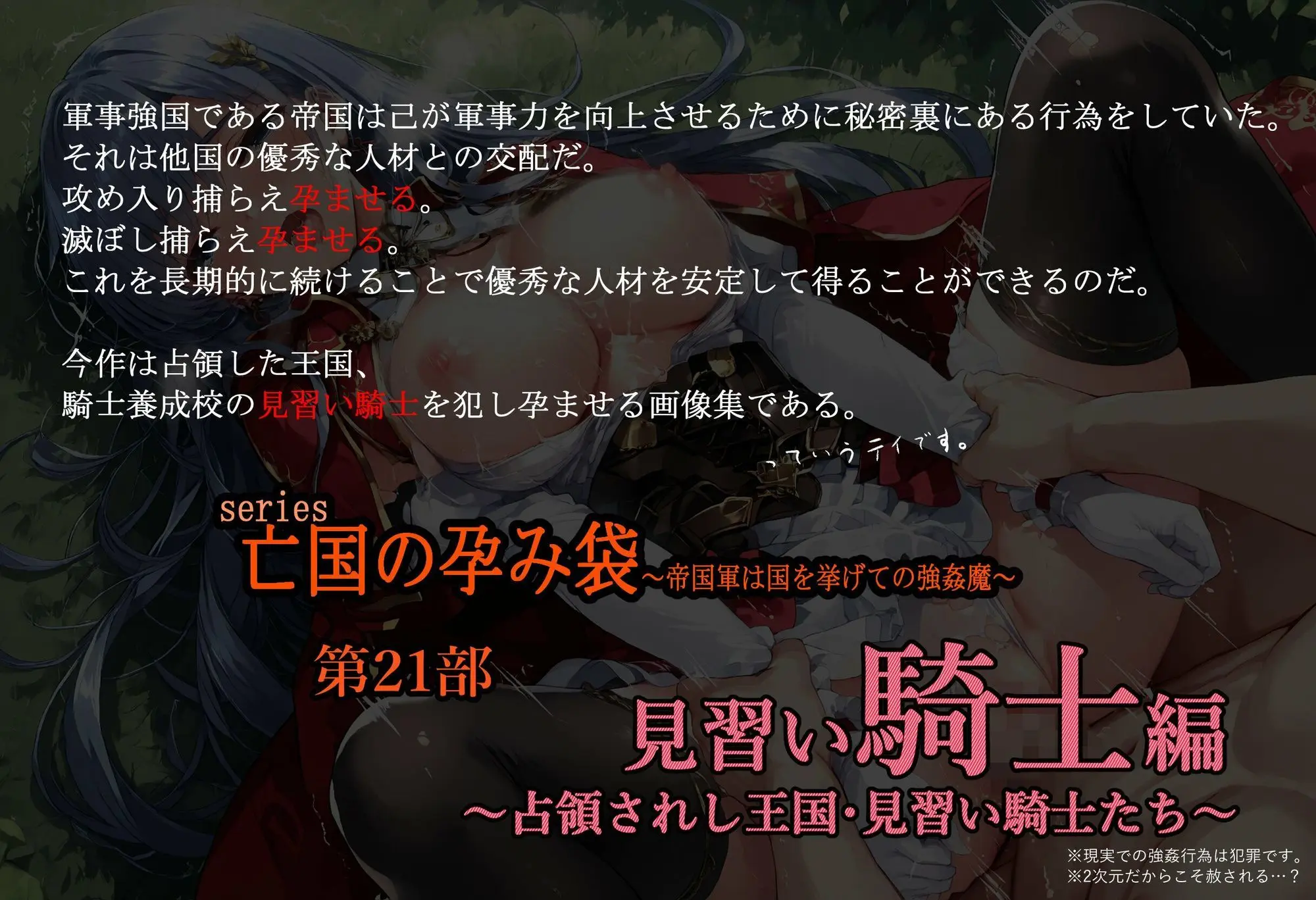［亡国の孕み袋］ 〜帝国軍は国を挙げての強●魔〜   第21部 見習い女騎士編 〜占領されし王国、見習い騎士たち〜 画像1
