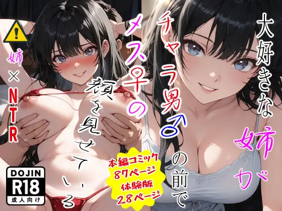 大好きな姉がチャラ男♂の前でメス♀の顔を見せている|サークル『ピート出版』による話題の同人エロ漫画|おにゃんこポン