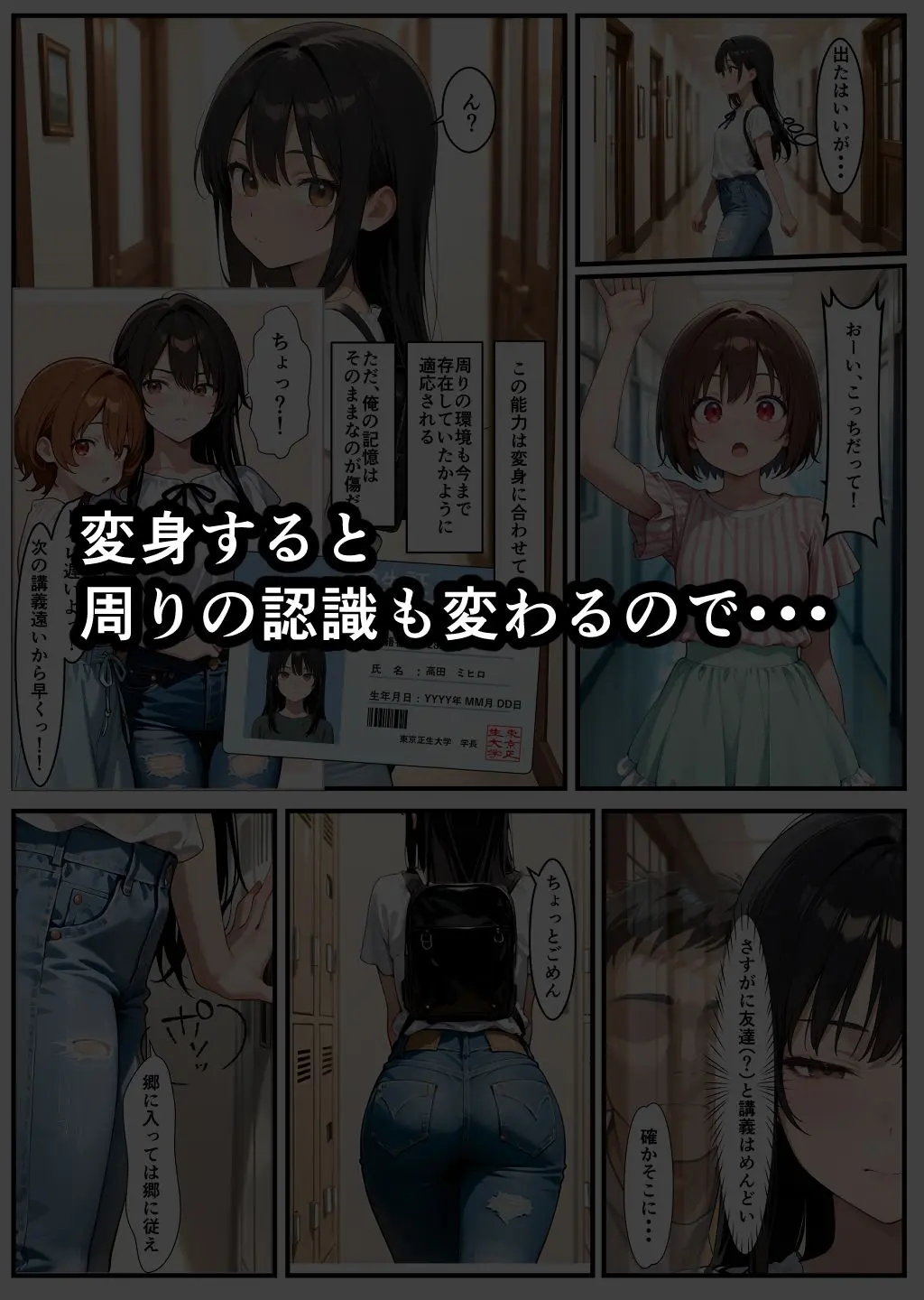 その場に合わせた変身能力で女の快感が止まらない 画像4