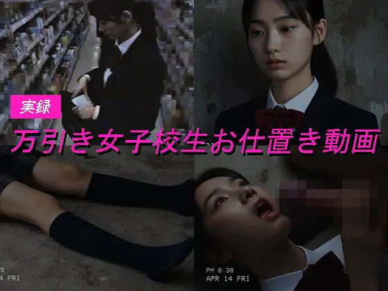 万引き女子校生のお仕置き謝罪動画 4|サークル『Blue Frames』による話題の同人エロ漫画|おにゃんこポン