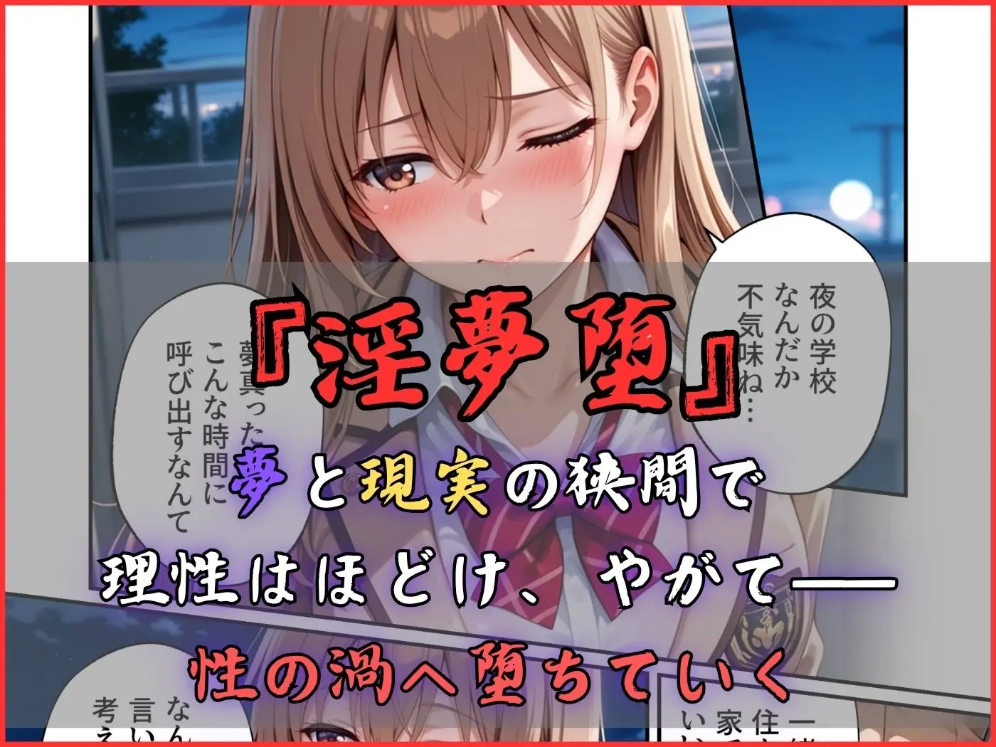 【コミックフルカラー】淫夢堕_俺の淫夢で神崎千夏の本性を犯し尽くす!!(教室編) 画像3