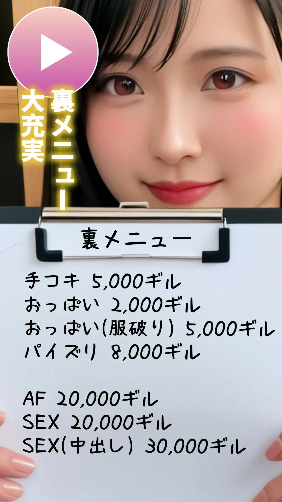 【動画】テ○ファ 秘密の裏メニュー 画像2