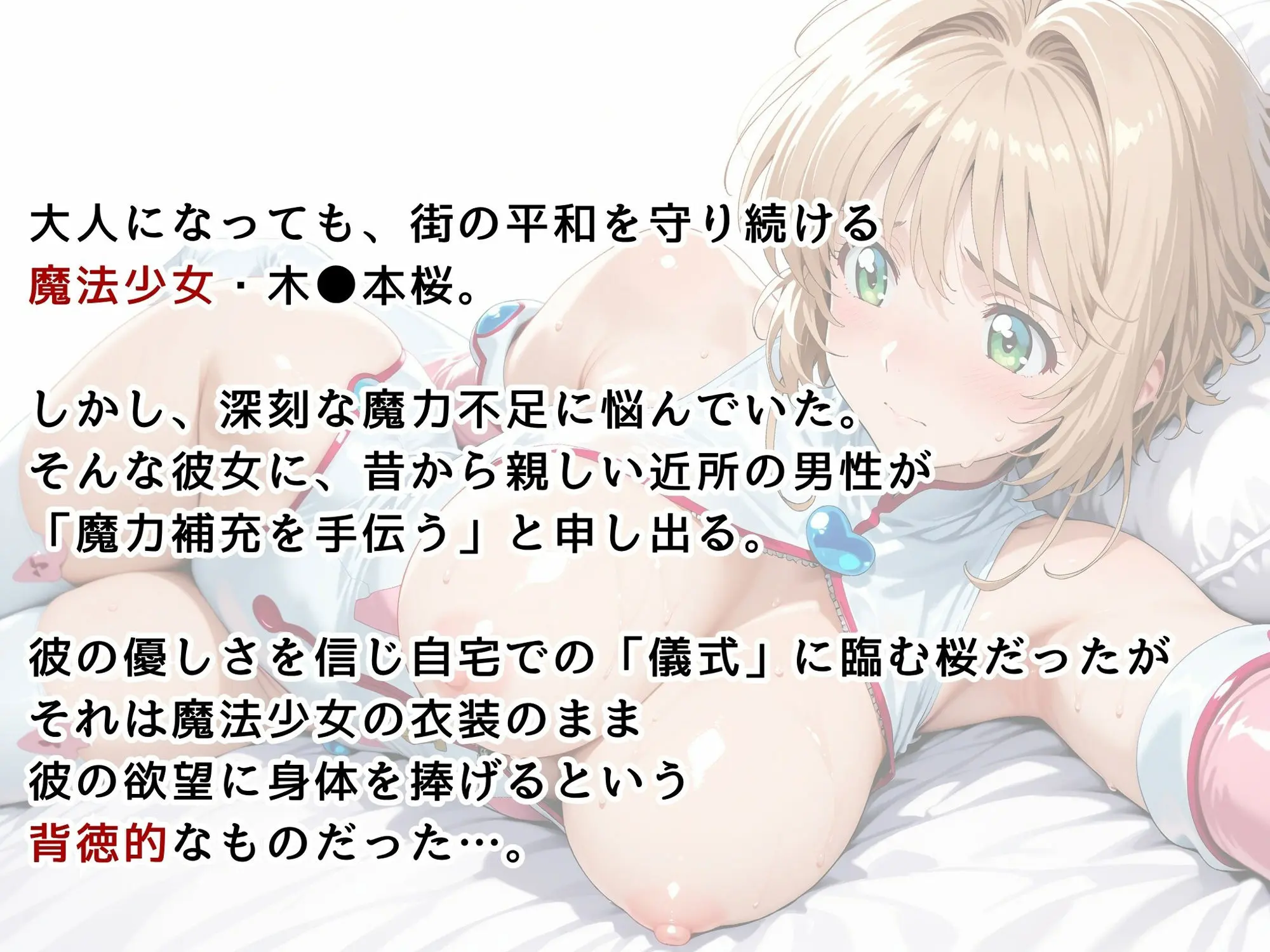 【カードキャ●ターさくら】 〜大人になった私の膣内に魔力チャージしてください〜 画像2