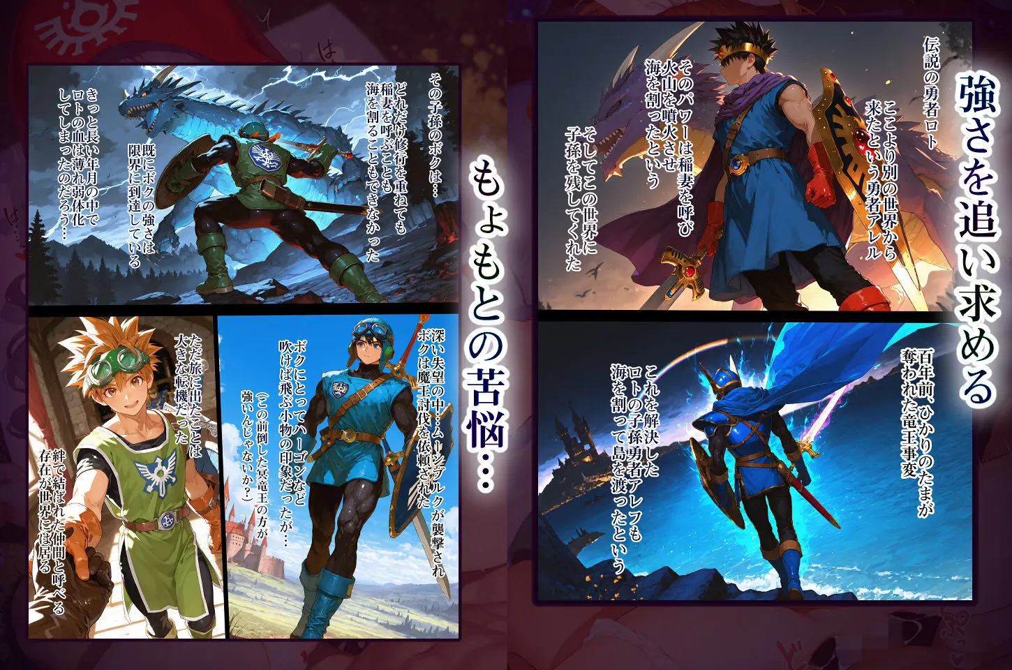 DQ2 Inbreeding of Loto’s Bloodline 旅の道中王女2人と種付け交尾の毎日 魔王が先か、孕ませが先か 画像2