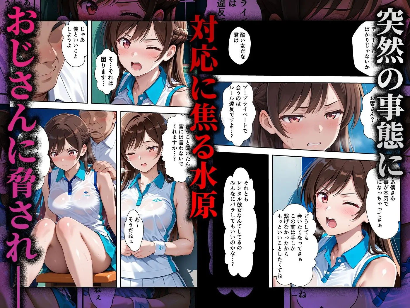 【コミック】心堕浸食_清楚で一途な水〇千鶴がおじさんのち〇ぽに陥落するなんて… 画像2