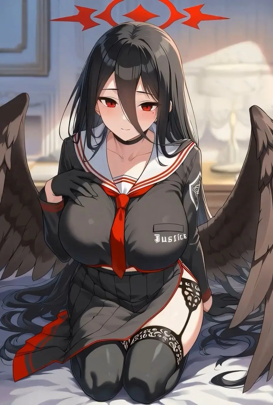 SEXシミュレーターあにめ〜しょん:ブルアカ・ハスミ 画像1