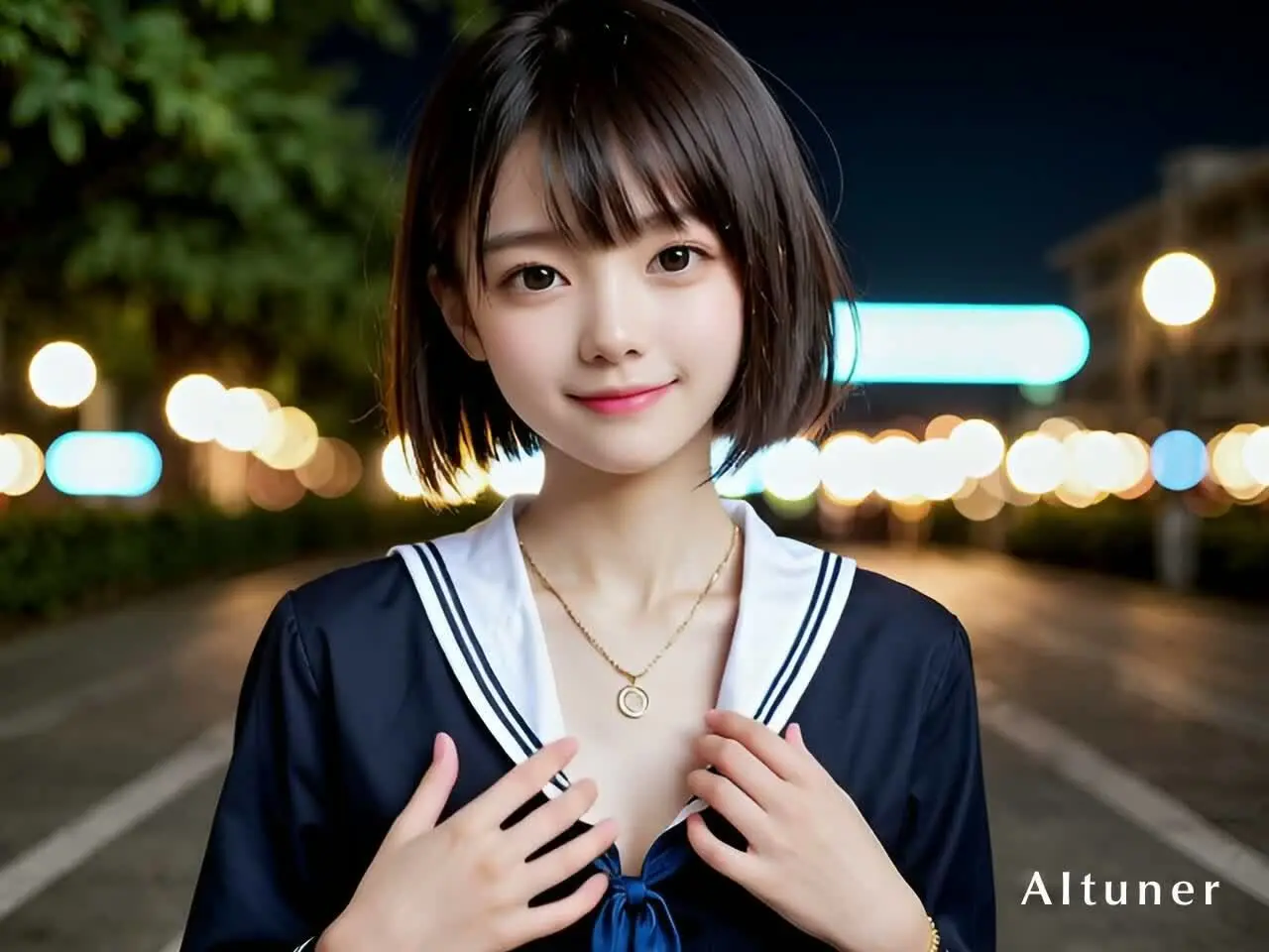 【35分HD】見つめ返す彼女はもう止まらない──胸チラ→制服SEX→室内フルコース→おそうじフェラぶっかけ 画像1