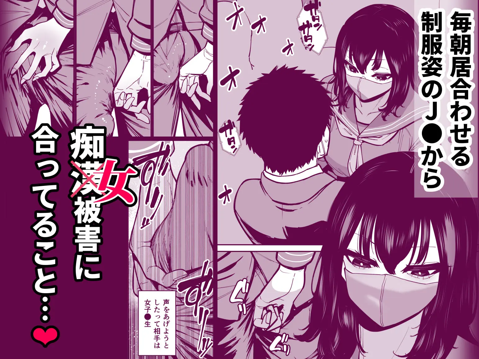 毎朝通勤電車で痴女に狙われています。 画像2