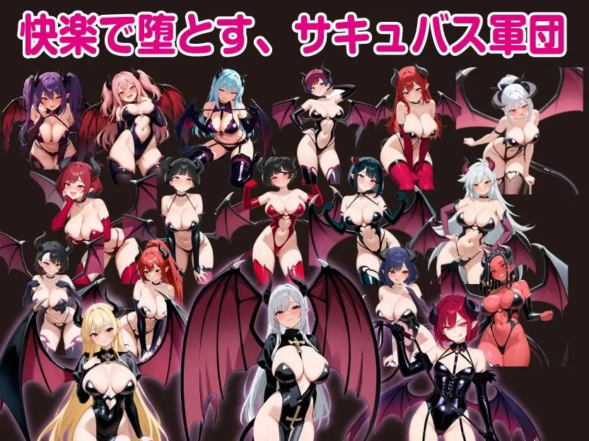 堕ちた女神リリスとサキュバス軍団 画像5