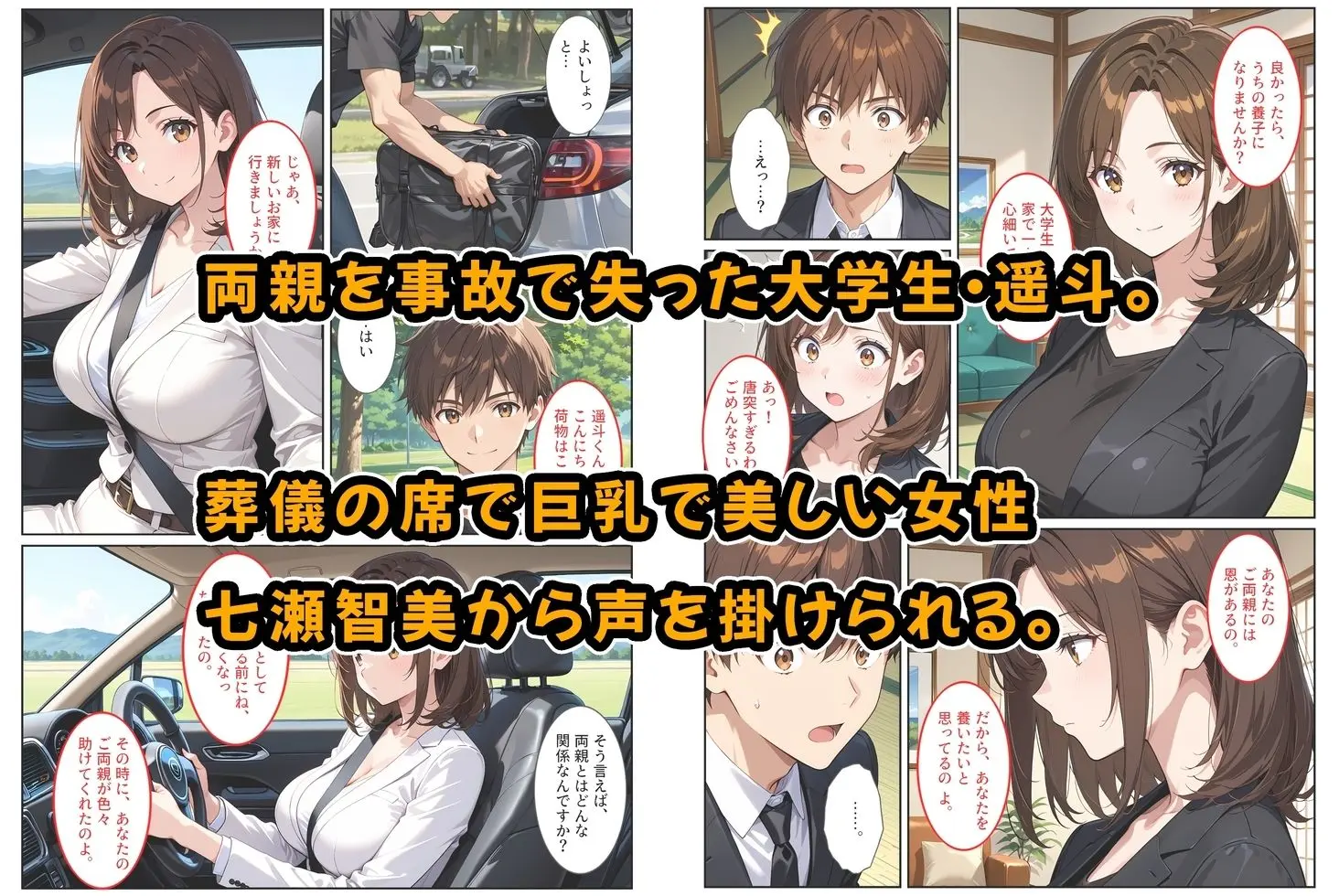 養子になったら爆乳義母と双子義妹に誘惑されて中出しセックスしています！〜双子妹編〜 画像1