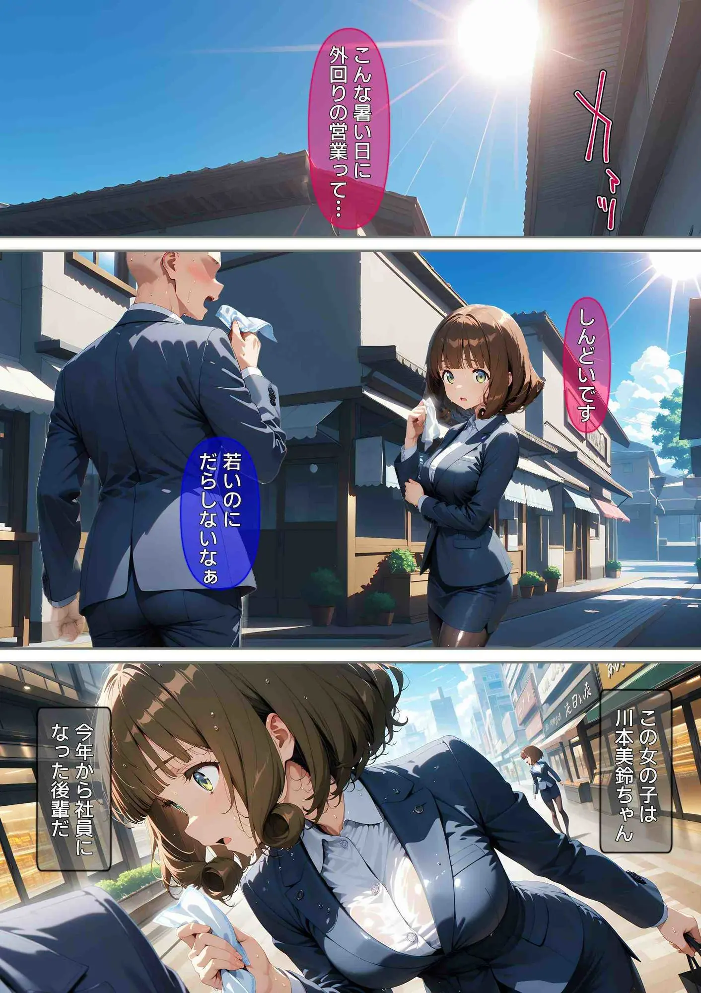 熱中症で倒れた後輩ちゃんをレ〇プする話 画像1