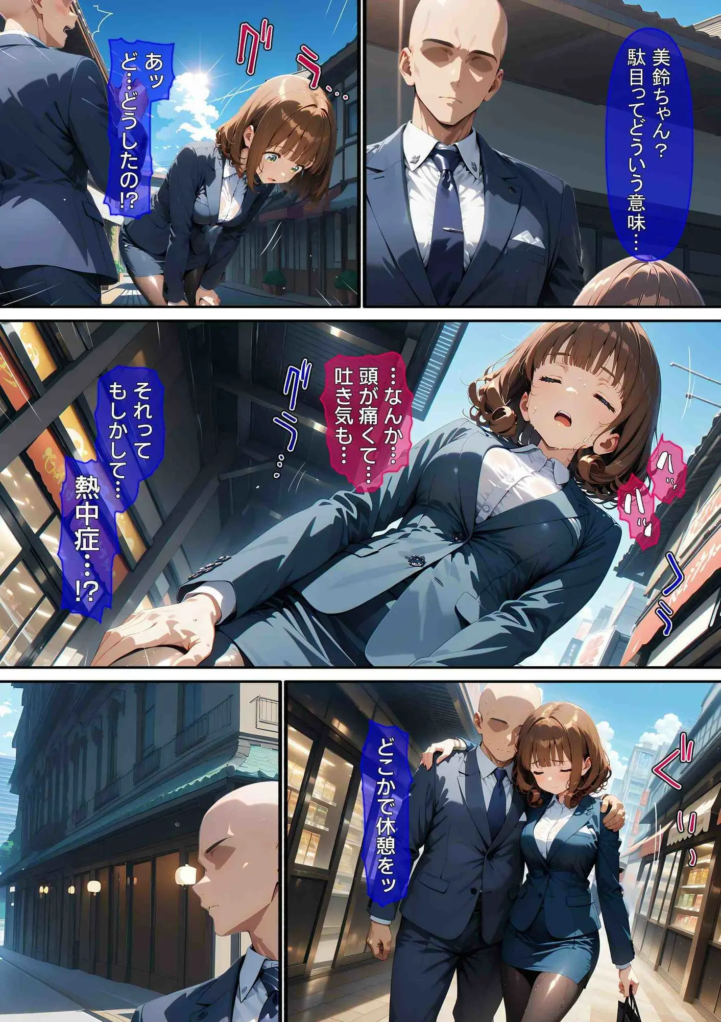 熱中症で倒れた後輩ちゃんをレ〇プする話 画像4