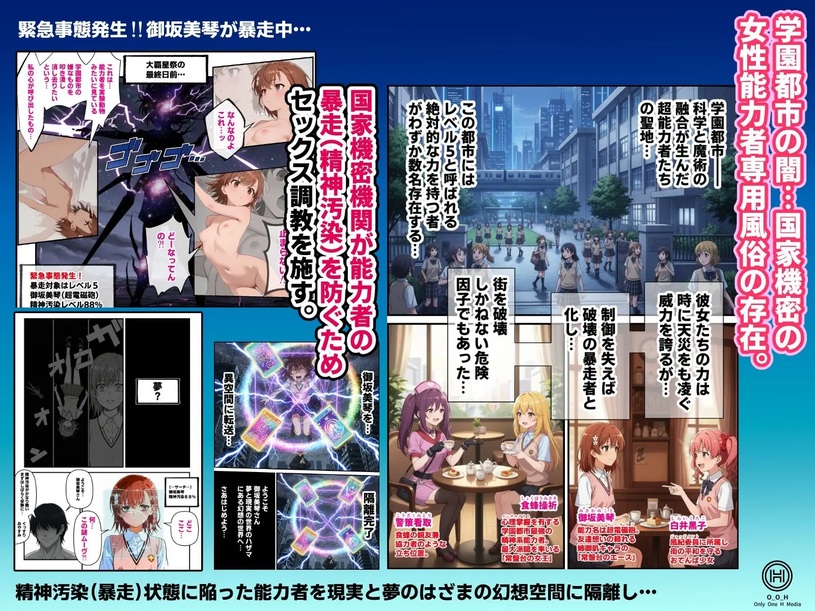 とある国家機密の裏女風記録…暴走レベル5少女を堕とす禁断のセックス催●調教任務【初公開】 画像1