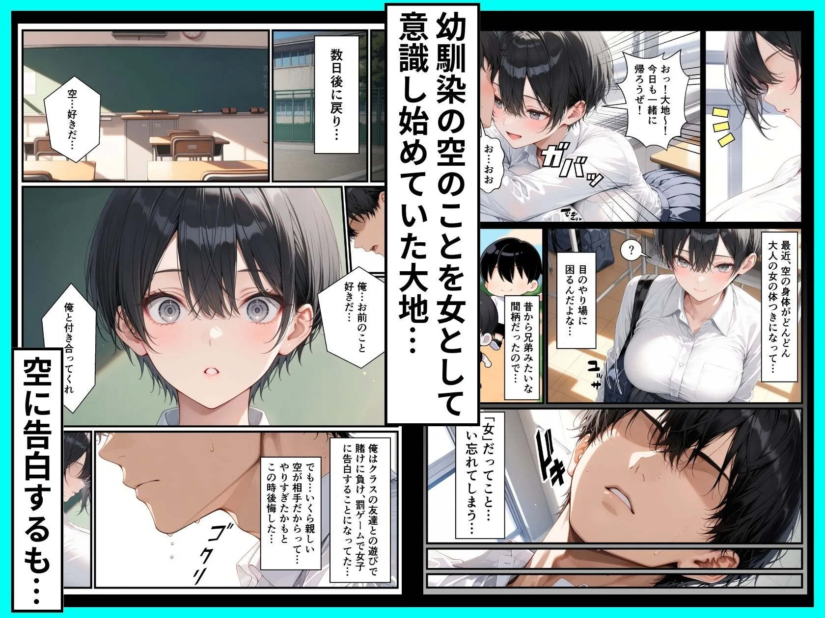 一週間後に学園の王子様な巨乳幼馴染とイチャらぶセックスする話 画像2