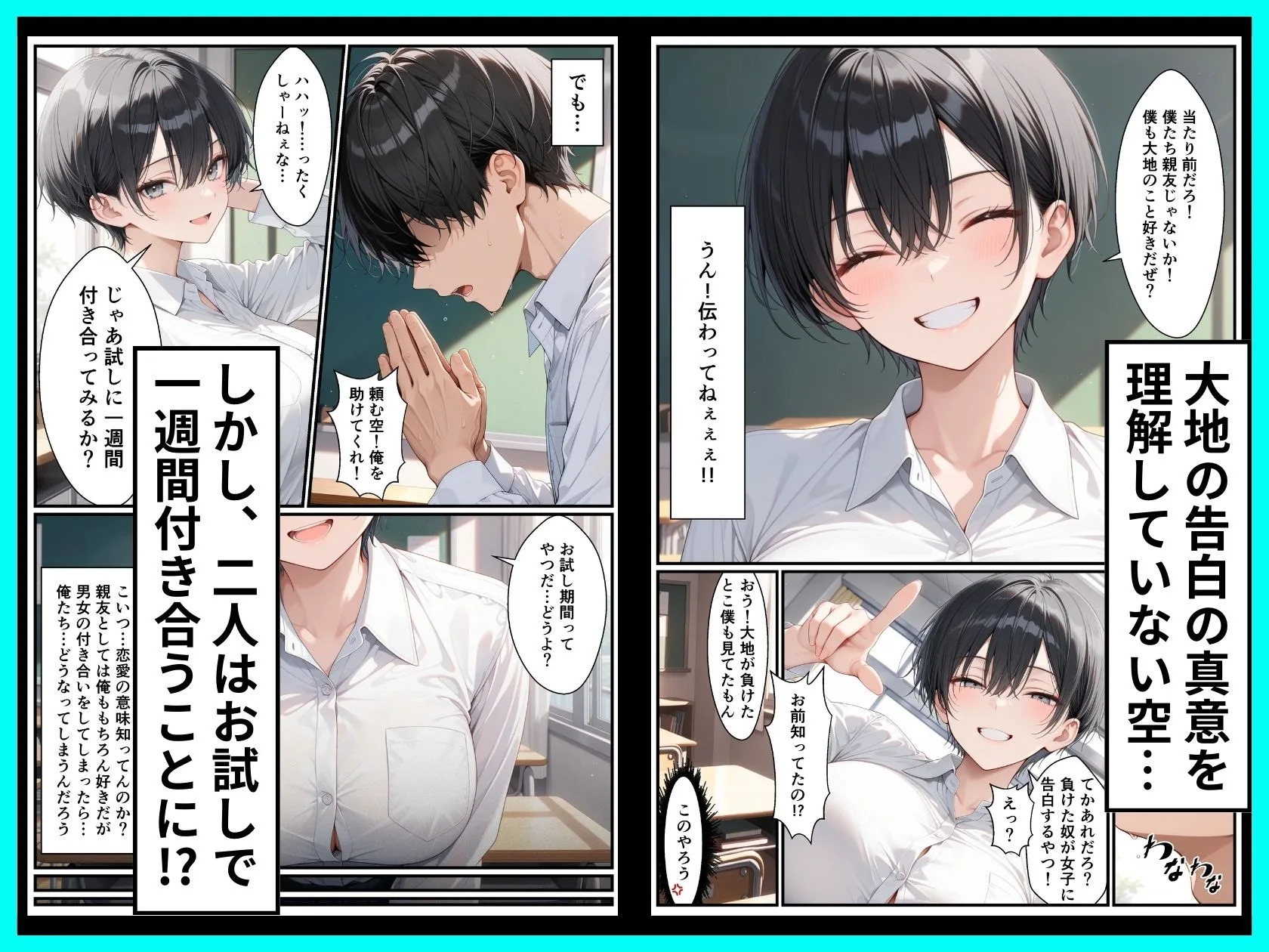 一週間後に学園の王子様な巨乳幼馴染とイチャらぶセックスする話 画像3