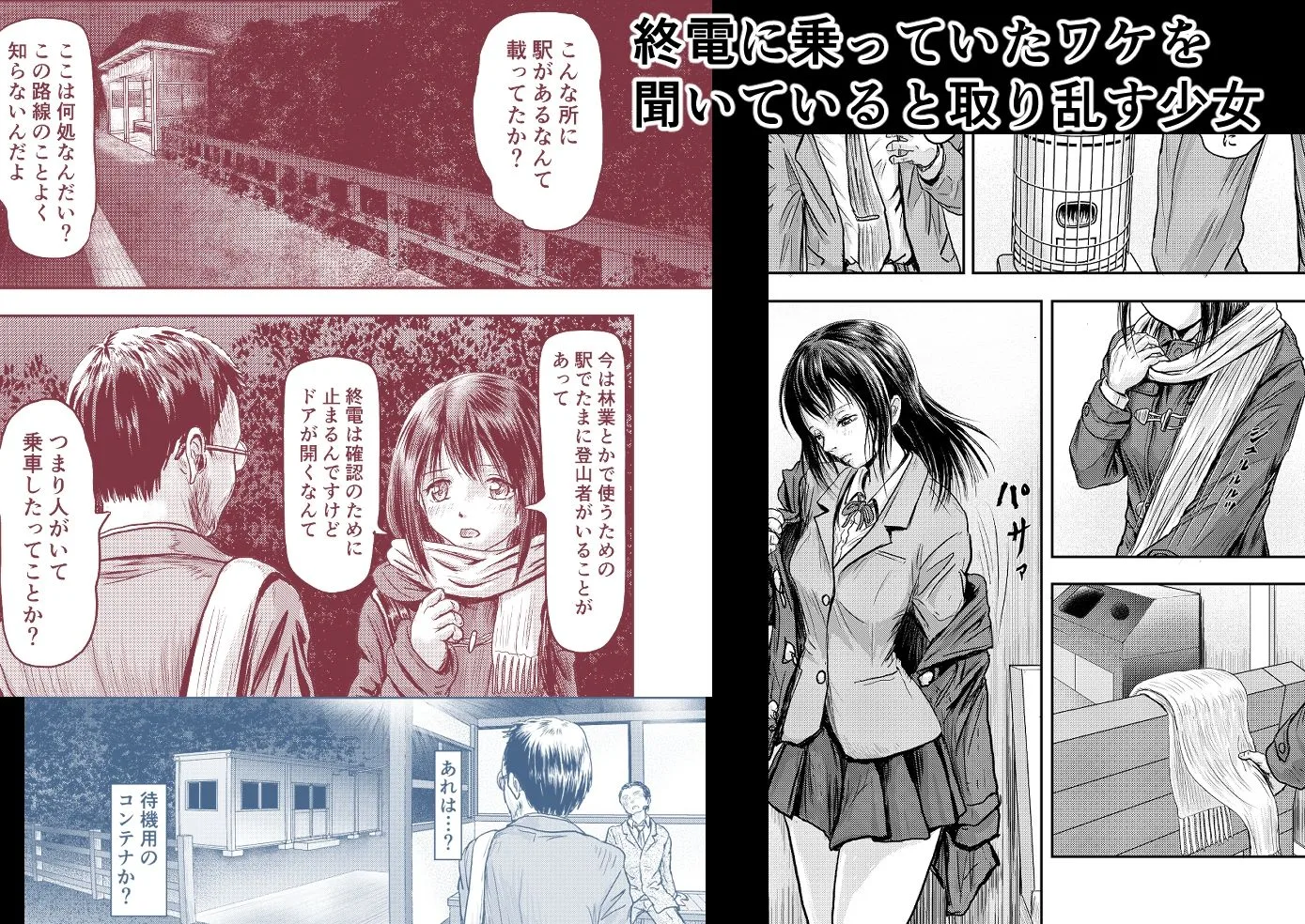 終電で下車した所は山岳無人駅だった 画像3