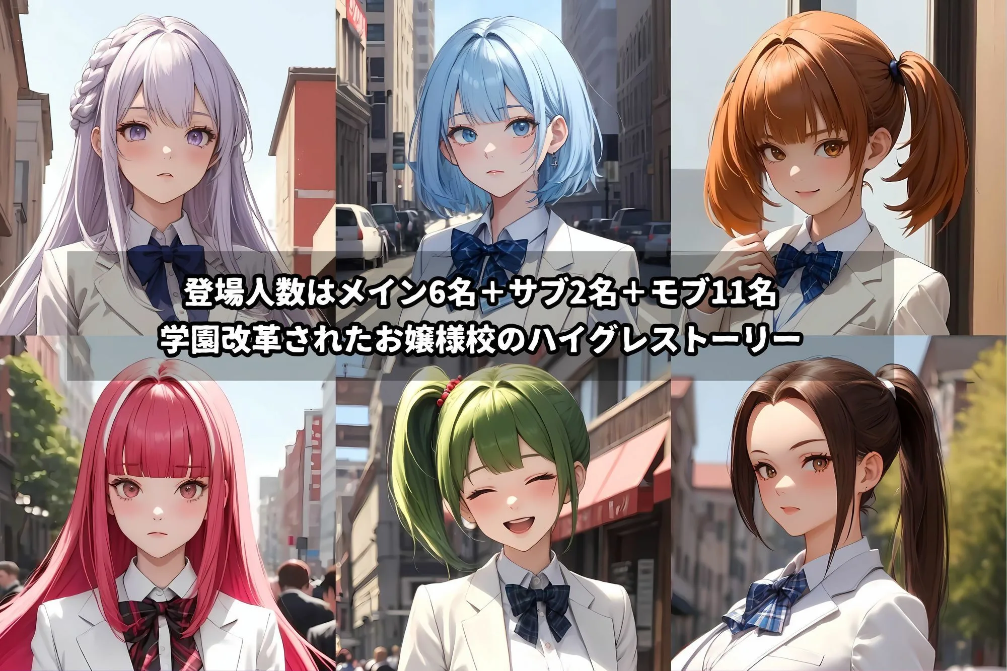 ハイグレ学園2  〜ハイグレインフルエンサーに変えられた少女たち〜 画像1