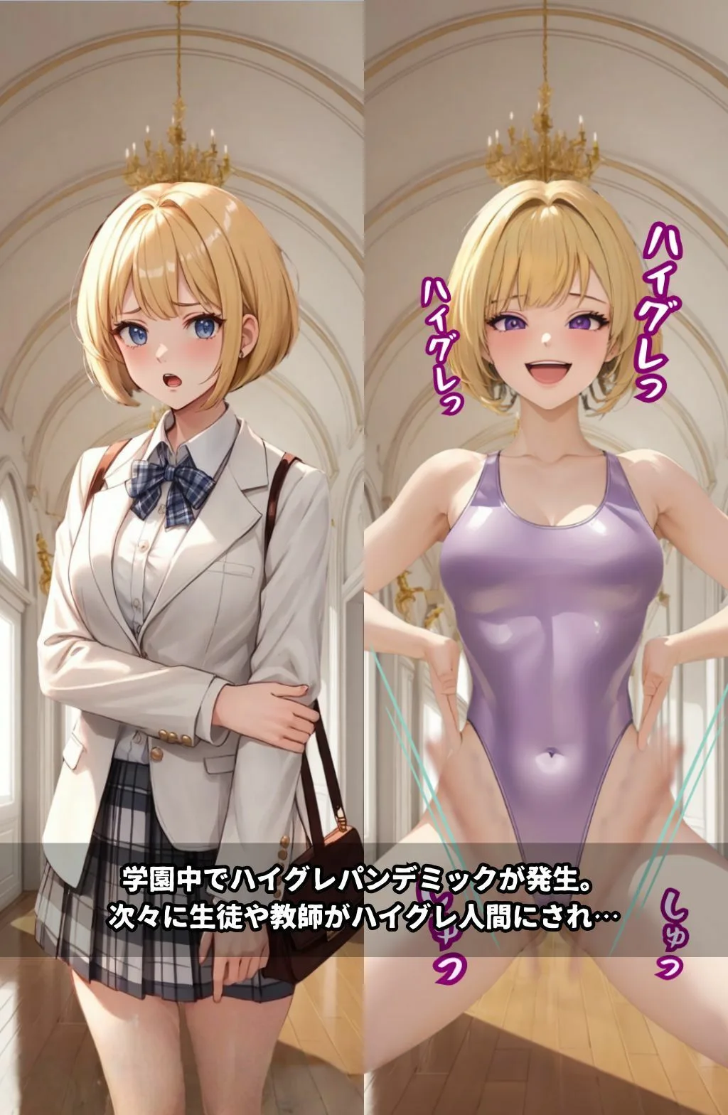 ハイグレ学園2  〜ハイグレインフルエンサーに変えられた少女たち〜 画像7