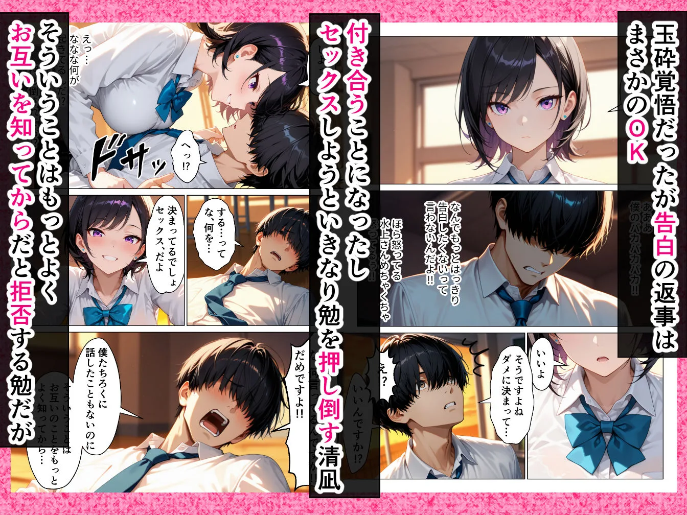 クールギャルと付き合うことになった童貞の僕が本能むき出し中出しセックスする話 画像3