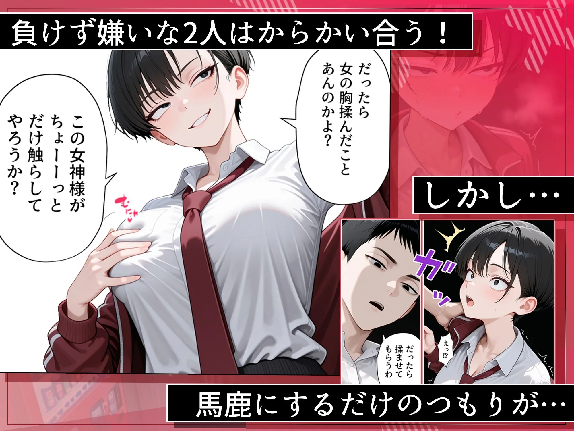 メス堕ちボーイッシュ〜負けず嫌いな幼馴染に女の快楽を教えてあげた〜 画像2