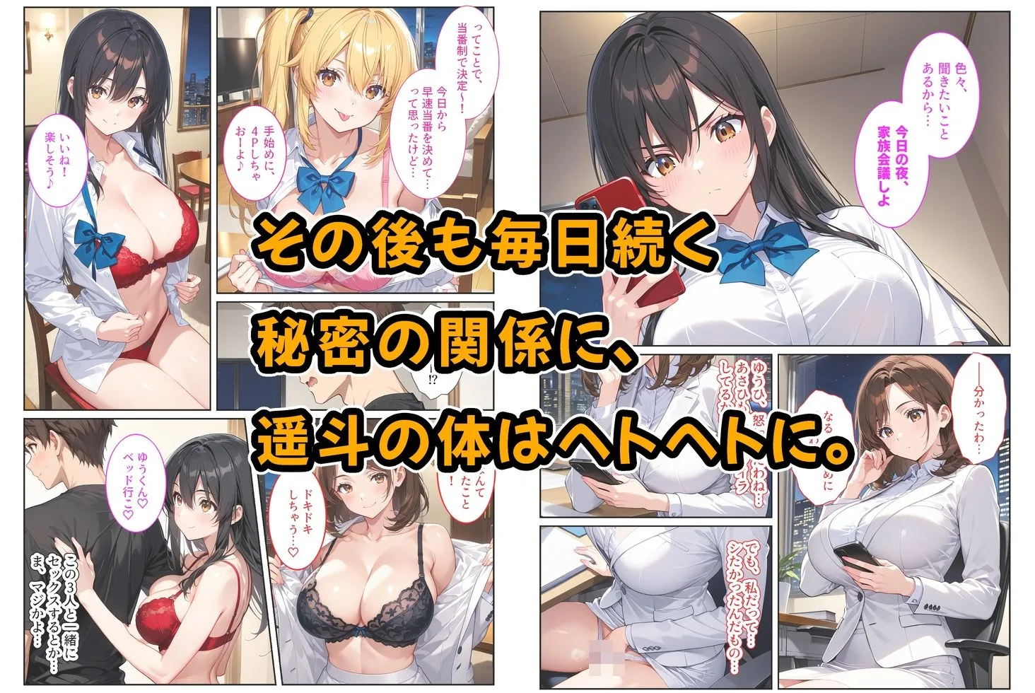 養子になったら爆乳義母と双子義妹に誘惑されて中出しセックスしています！〜母娘ハーレム編〜 画像7