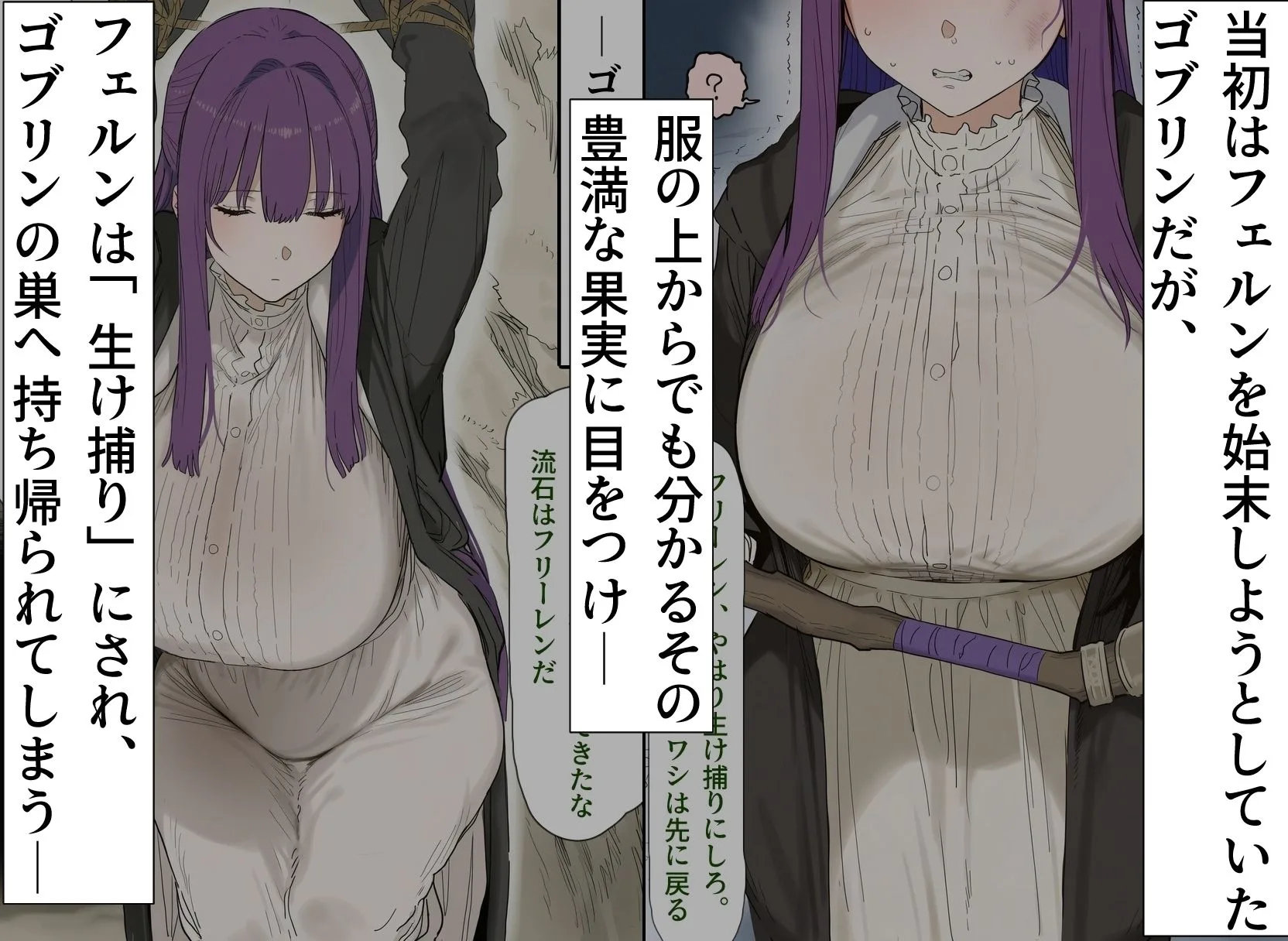 爆乳魔法使い、ゴブリンに堕ちる 画像3