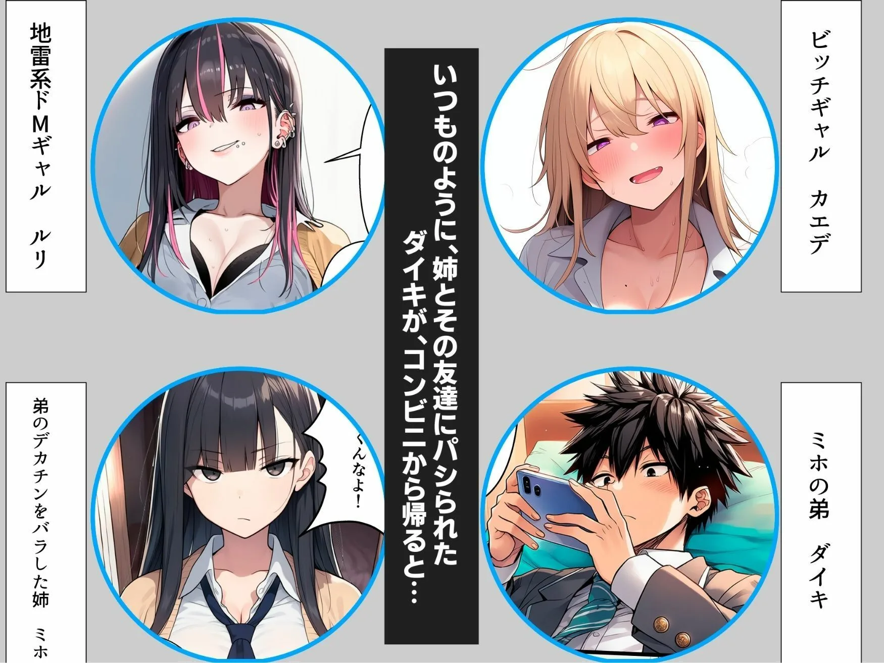 姉の友達にデカチンがバレてオモチャにされた 画像1