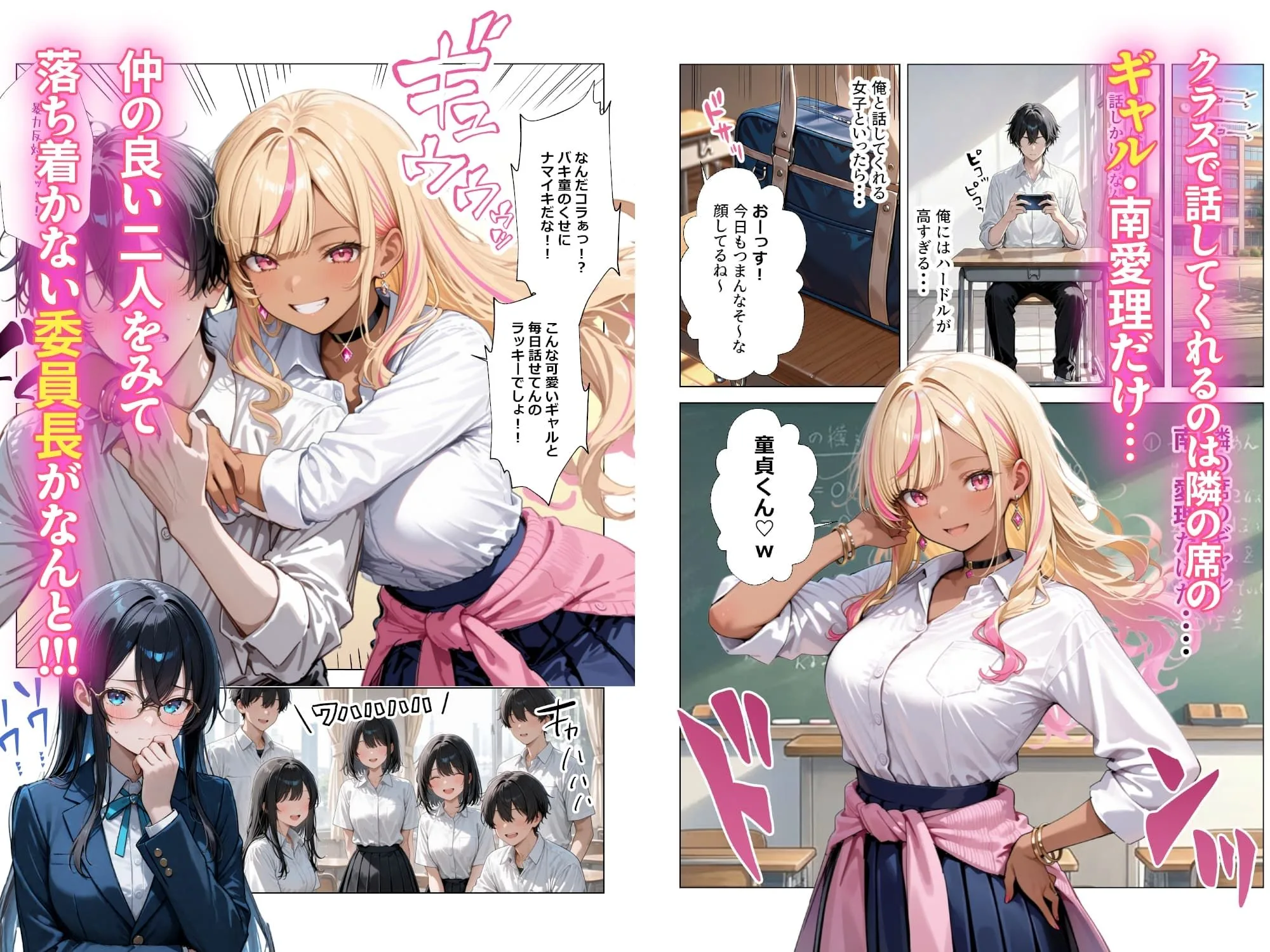 清楚彼女がいるのにギャルとの予行練習（生本番）がやめられない話【ぬるぬるエロアニメ動画同梱】 画像2