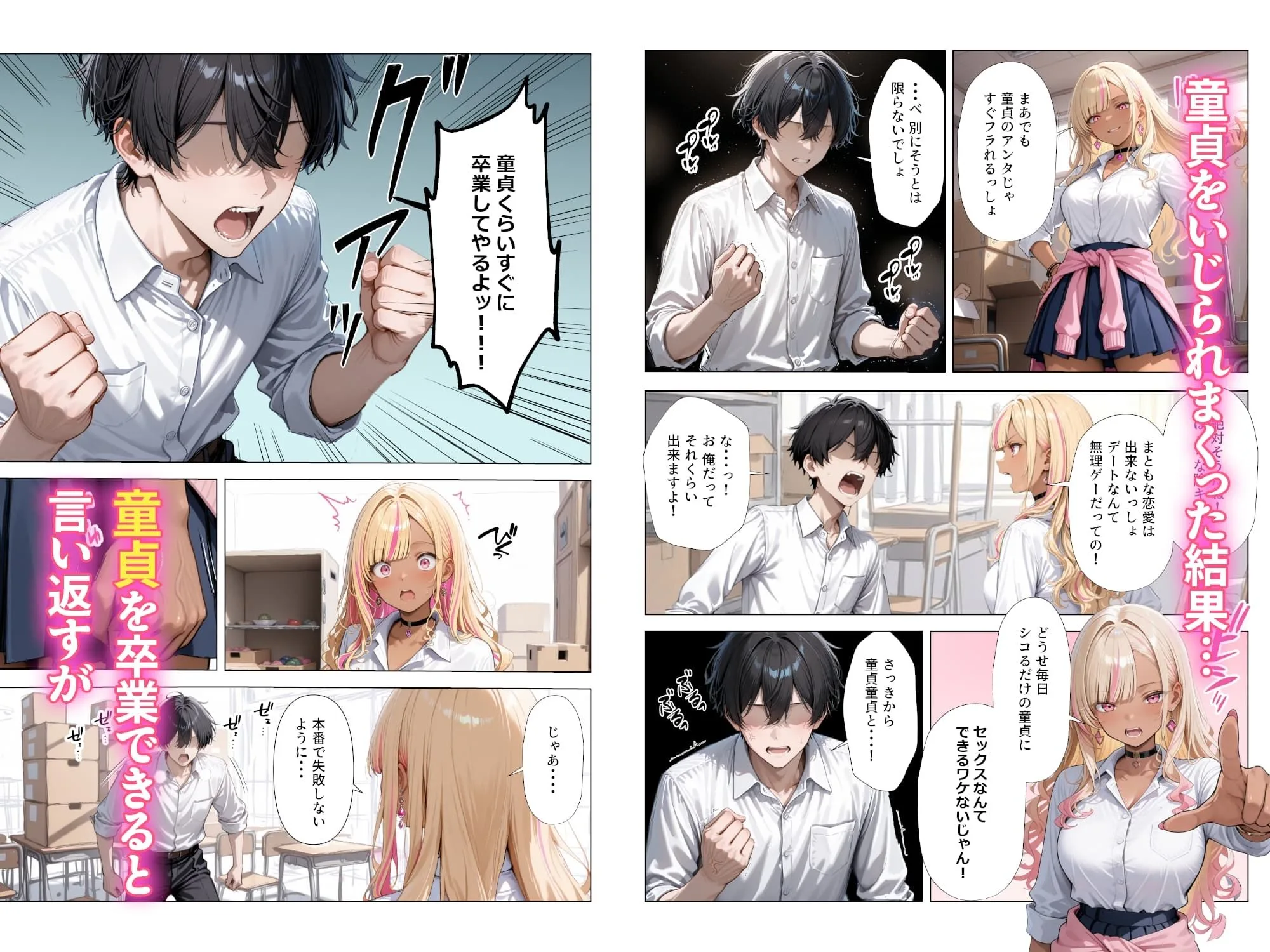 清楚彼女がいるのにギャルとの予行練習（生本番）がやめられない話【ぬるぬるエロアニメ動画同梱】 画像6