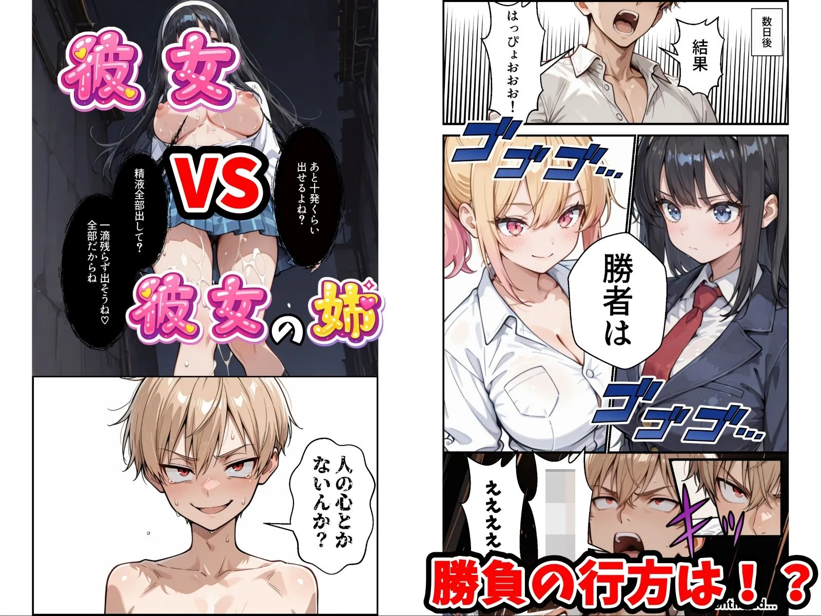 俺の彼女と彼女の姉が全力で搾り取ろうとする話 画像5