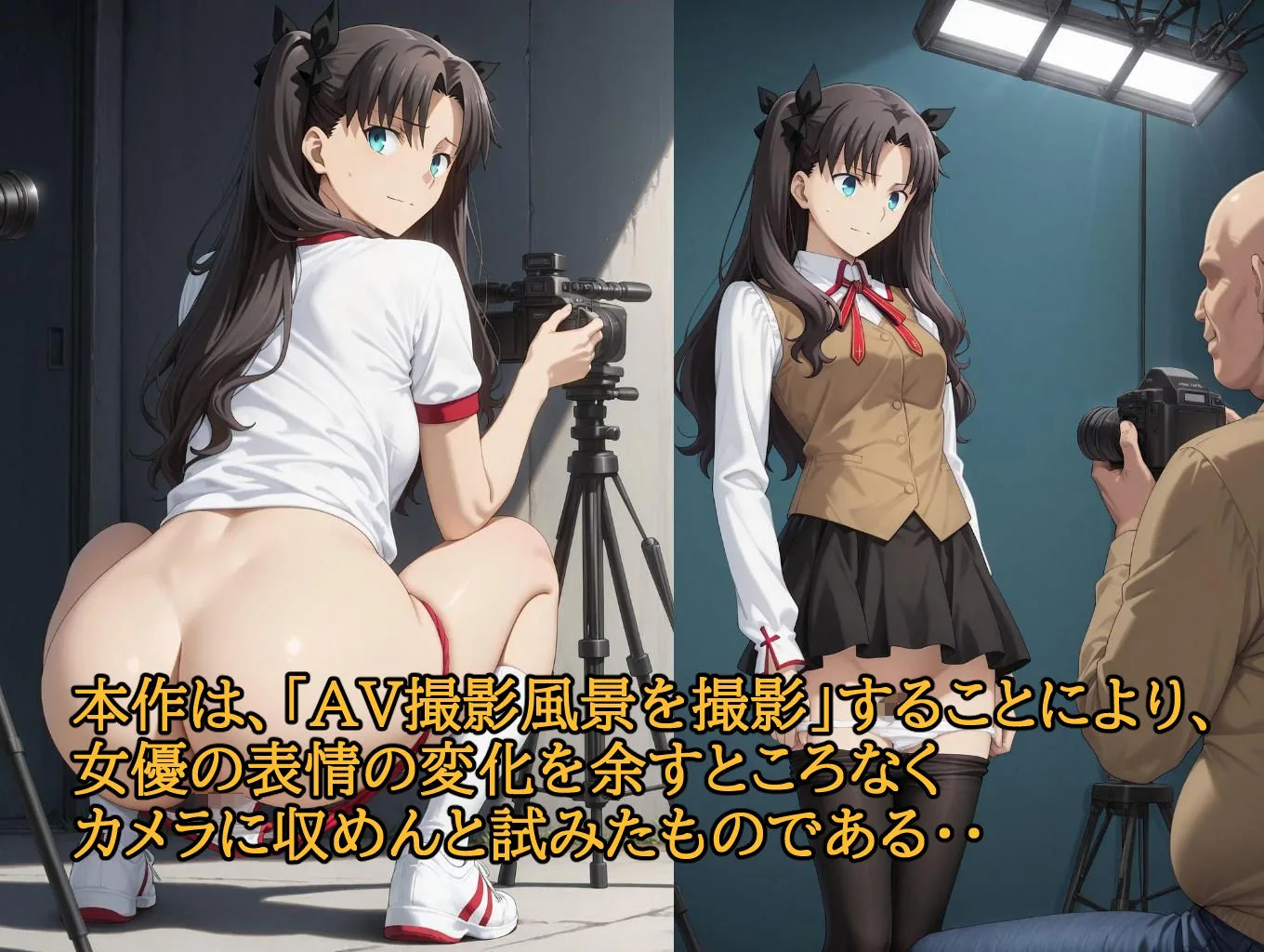 遠〇凛AV撮影風景 画像1