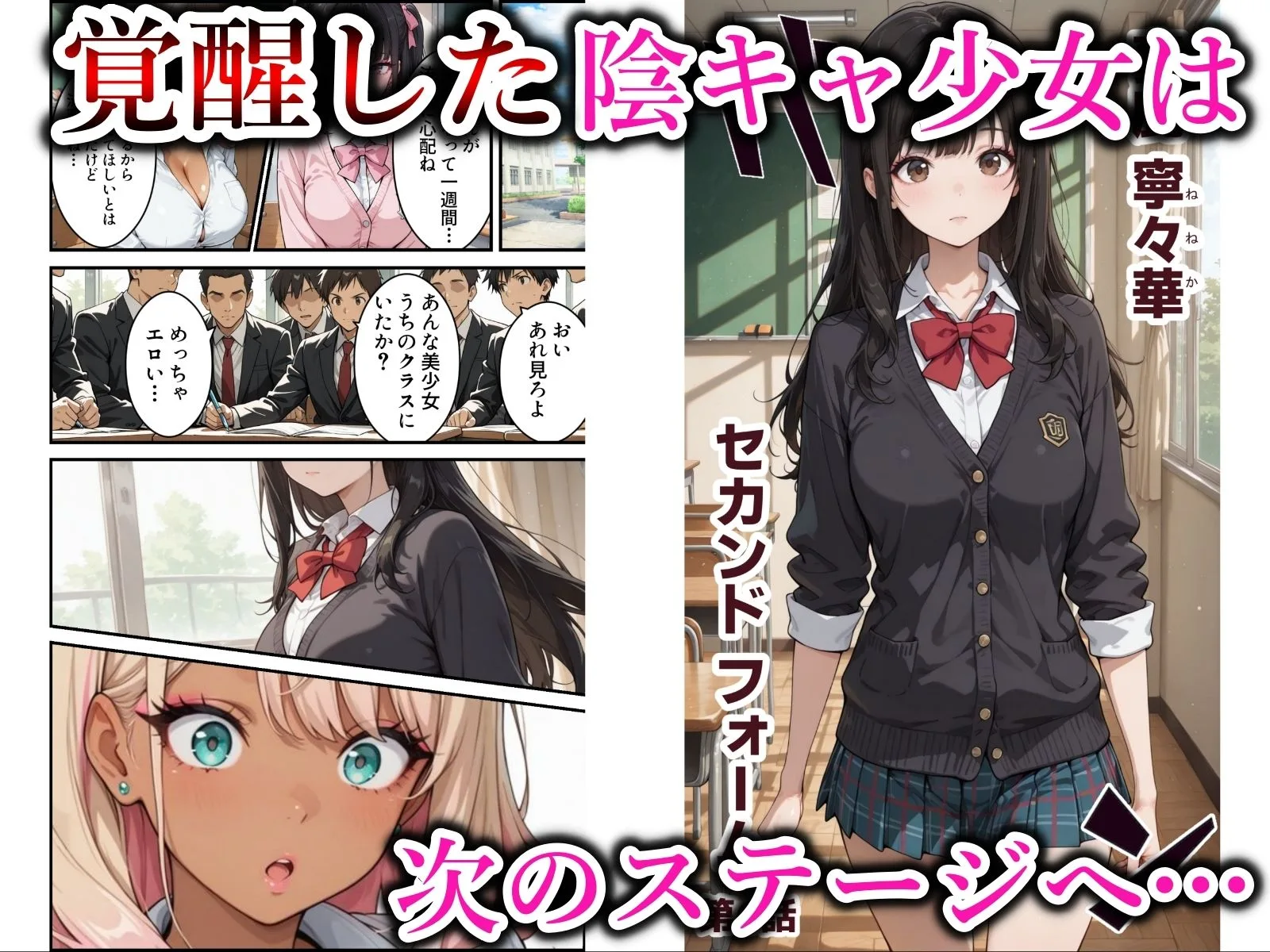 地味な爆乳陰キャがビッチギャルに堕ちる話 画像5