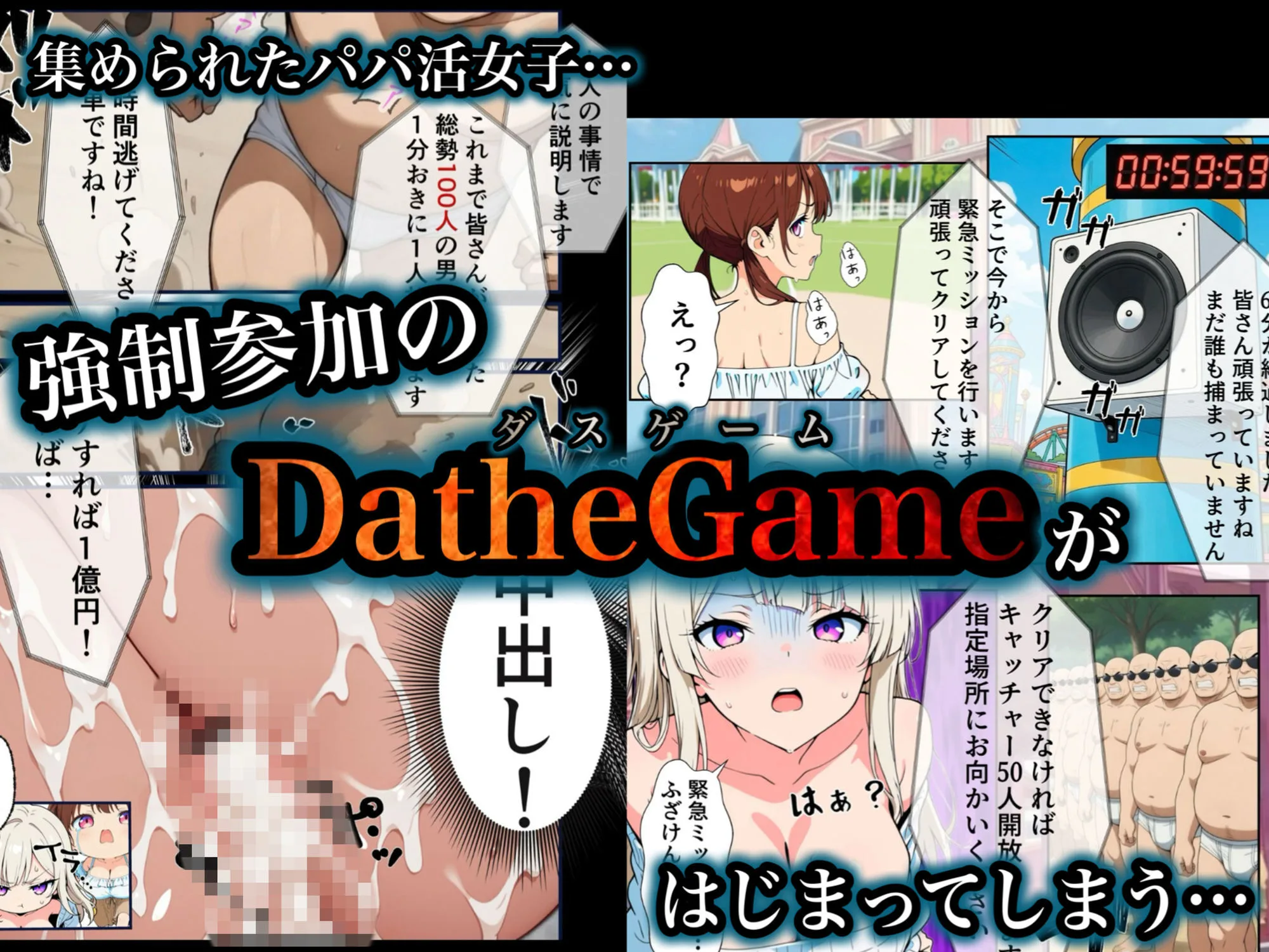 DatheGame〜悪徳パパ活女を捕まえれば全員中出し〜 画像4