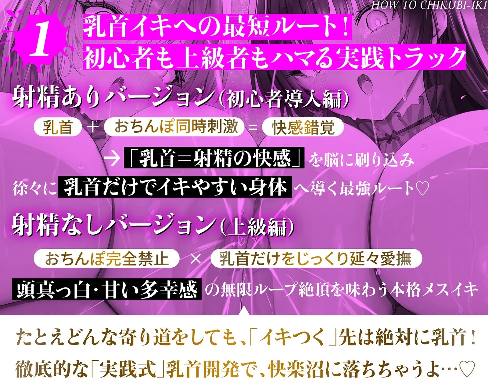 乳首で【イク】！メソッド」〜初心者から上級者まで本当に誰でも乳首でイケる『実用』開発メソッド完全版 画像3