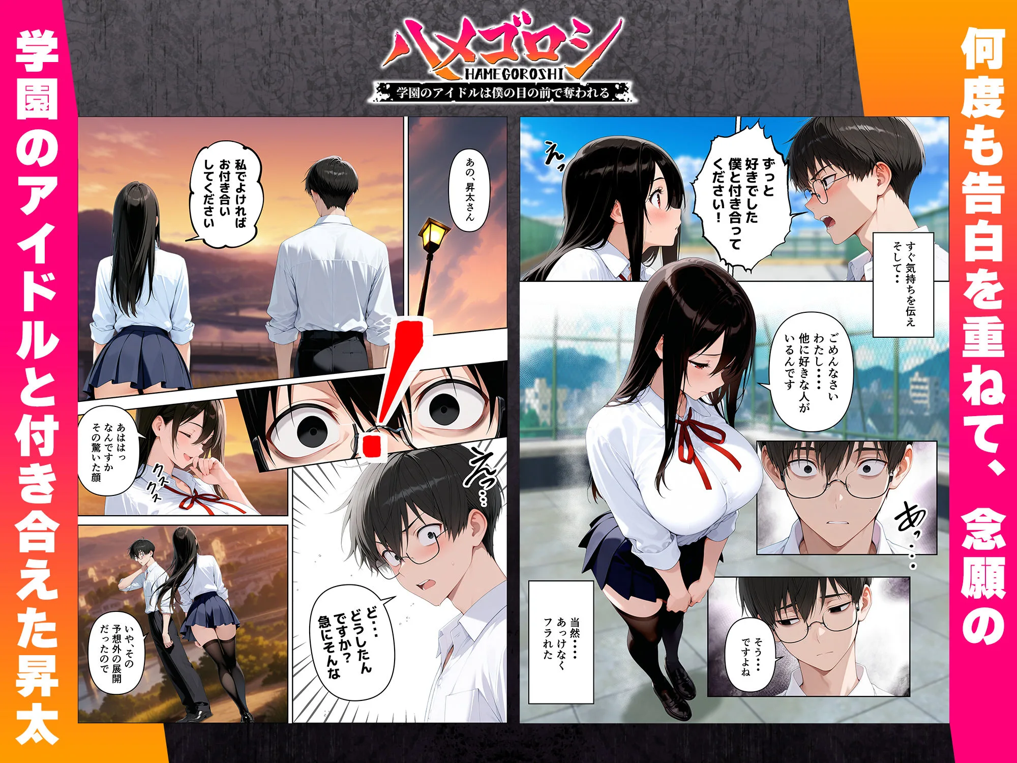 【本編345P!フルカラー】ハメゴロシ〜学園のアイドルは僕の目の前で奪われる〜 画像2