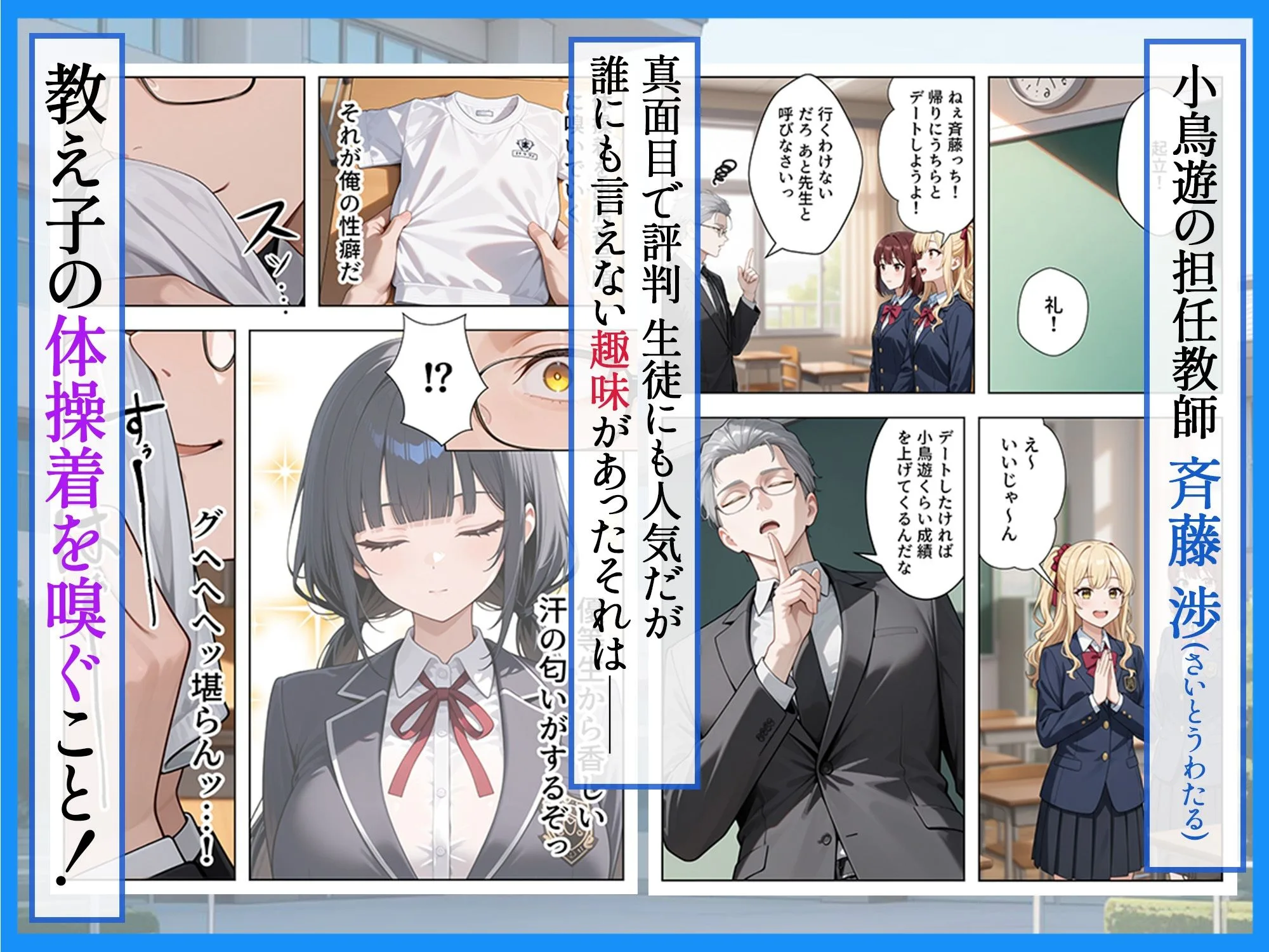 優等生の裏の顔 大好きな先生の弱味を握って寸止めの果てに中出しさせる話 画像2