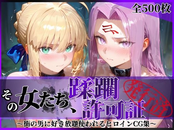 その女たち、蹂躙許可証発行済み -街の男たちに好き放題使われるヒロインCG集- セ●バー&ラ●ダー編