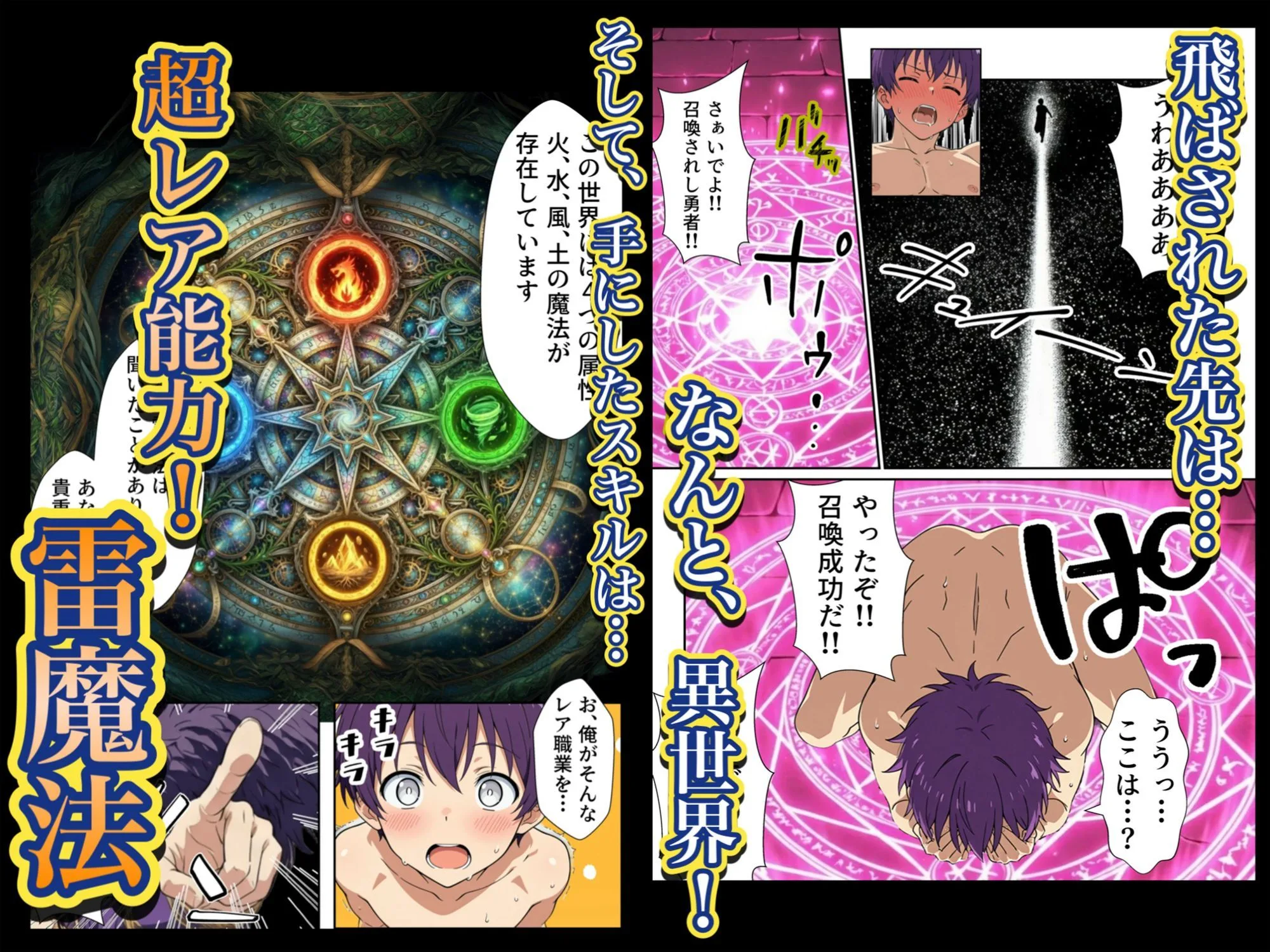 異世界召喚された最弱の雷魔法使い、体術で無双しまくり国へ復讐し、女全員を性奴●にした話 画像2