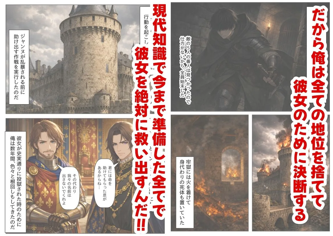 ジャンヌダル●の幼馴染に転生した俺は、彼女の悲惨な歴史を変える！！ 画像5