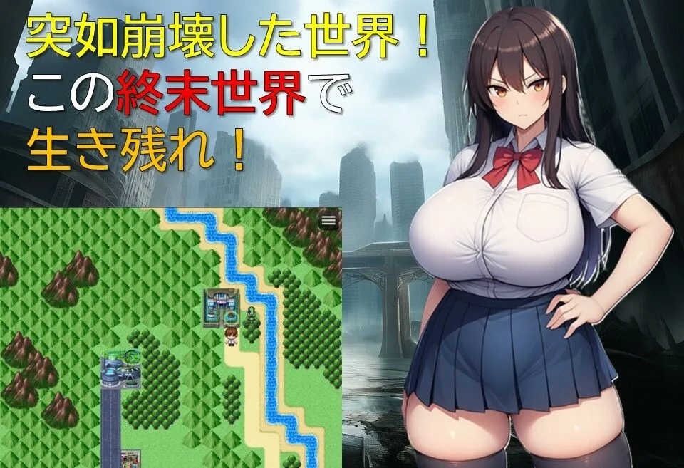 終末世界の放課後ハーレム 画像1