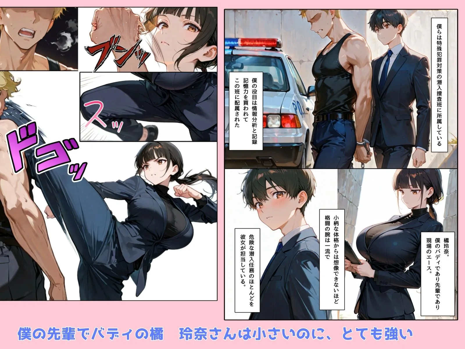 ミニマム爆乳捜査官玲奈 画像2