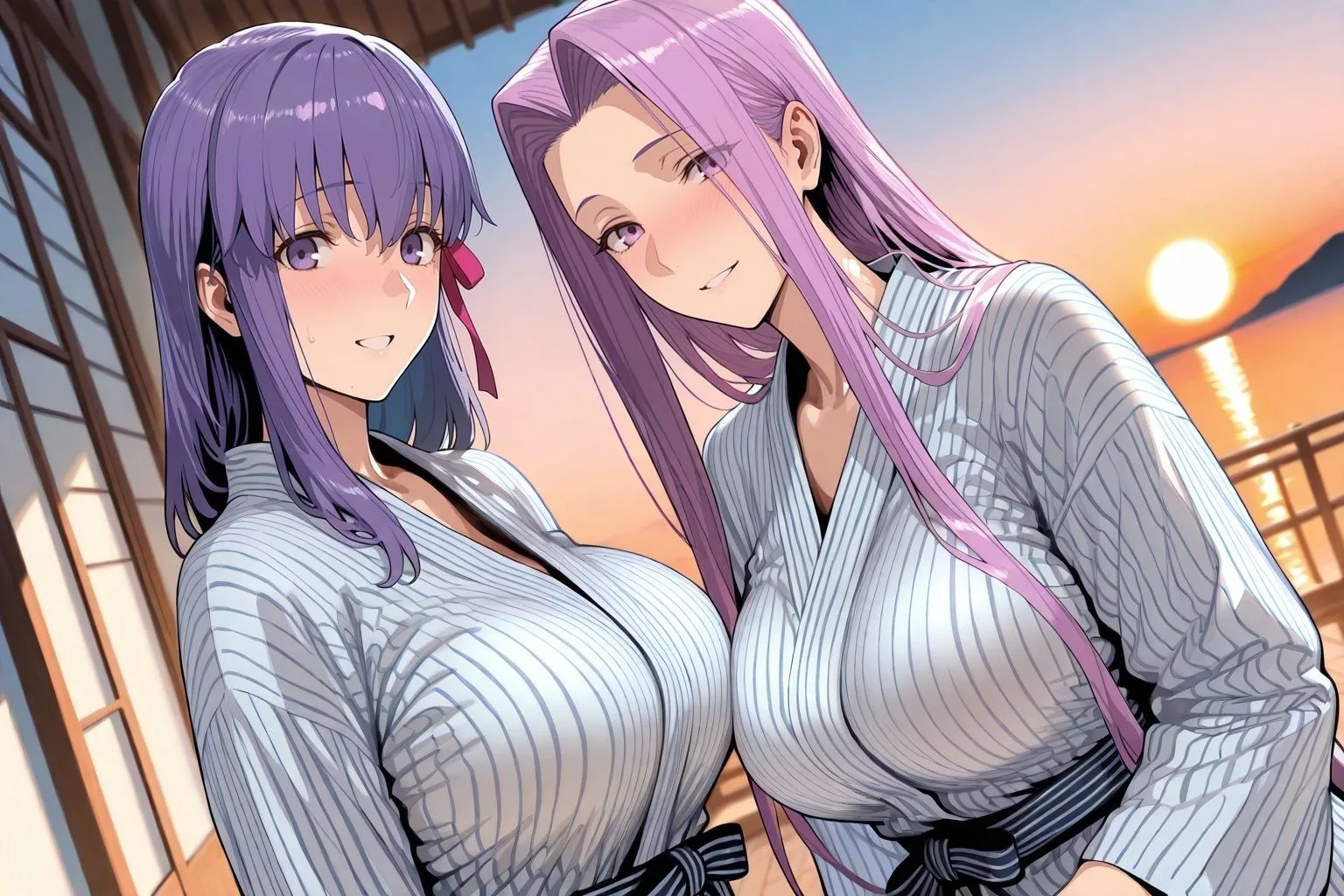 間○桜＆メ○ューサin温泉 画像1