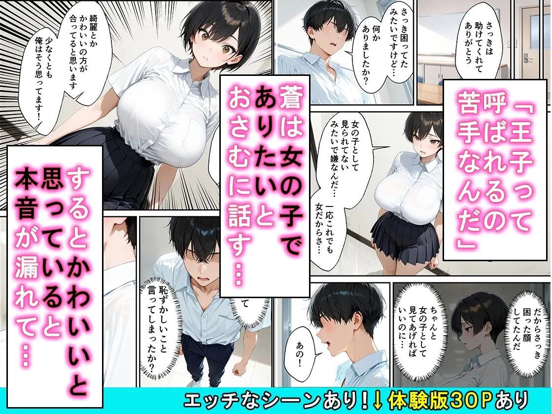 女の子扱いされたい王子様な生徒会長があまあま中出しセックスでメスになる話 画像3