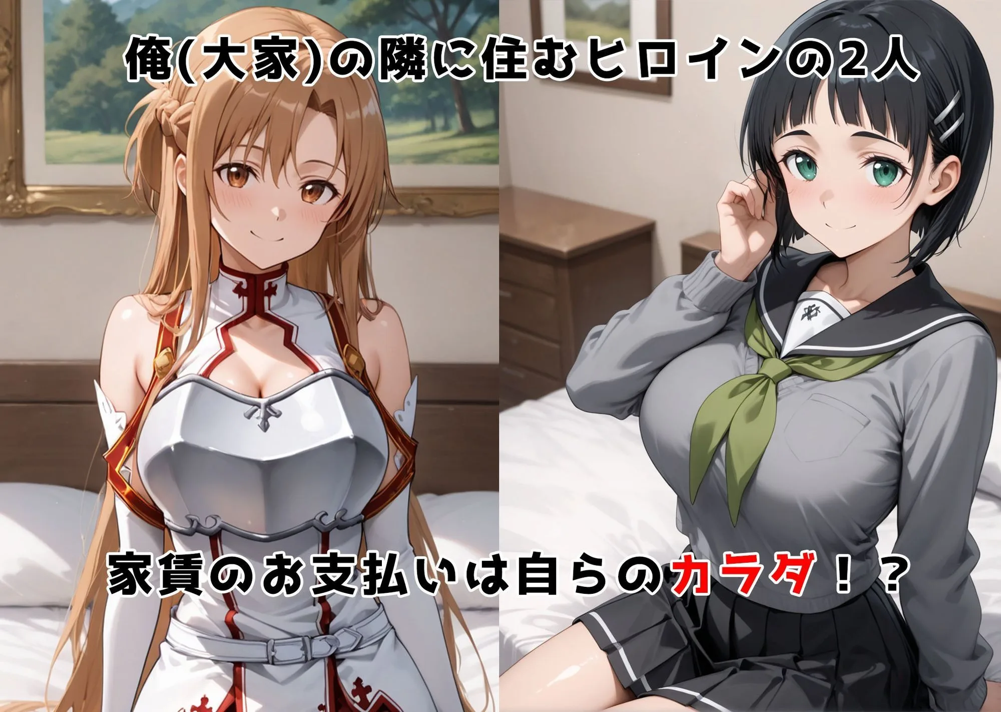 チン体奉仕契約〜大家への家賃は私達のカラダ〜   ア〇ナ・桐〇谷直葉編 画像2