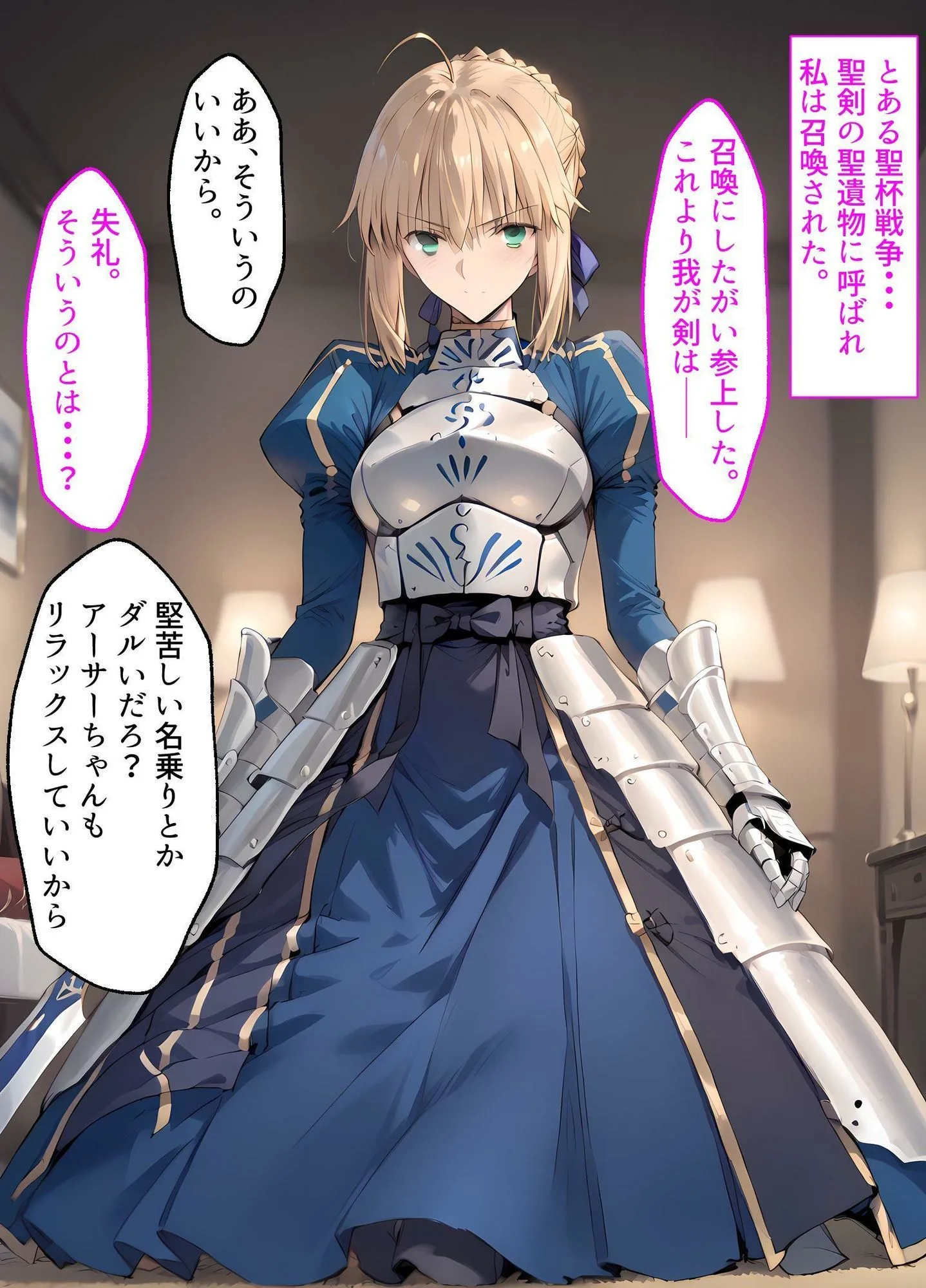 ハズレのマスターに召喚されて、令呪で花嫁にされ孕まされたセ●バーの末路 画像1